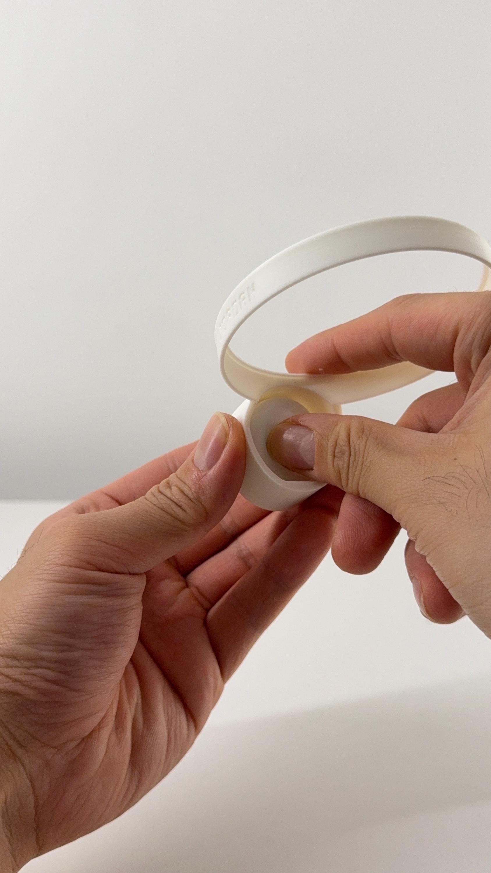 For the Yeti Rambler 26oz Water Bottle - Customizable Name Band with AirTag Holder