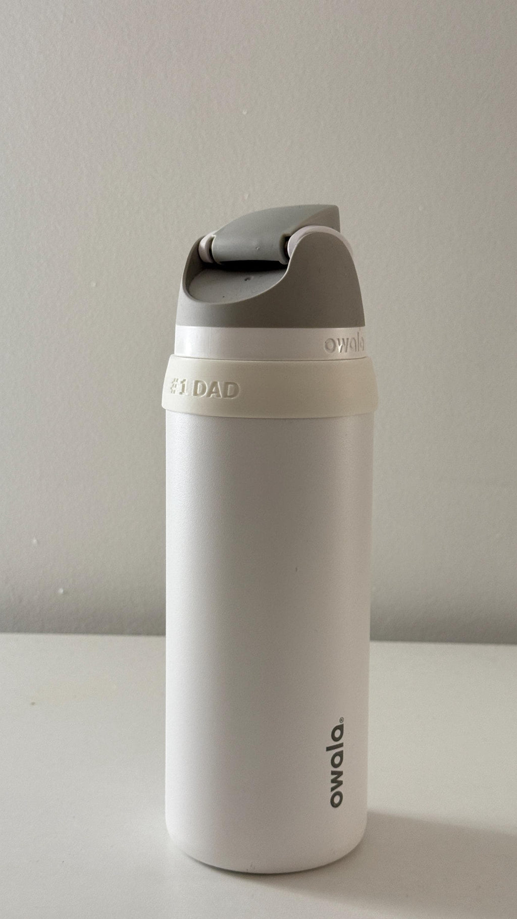 For the Owala FreeSip Water Bottle, 24oz or 32oz Water Bottle - #1 Dad Name Band (Father's Day Gift)