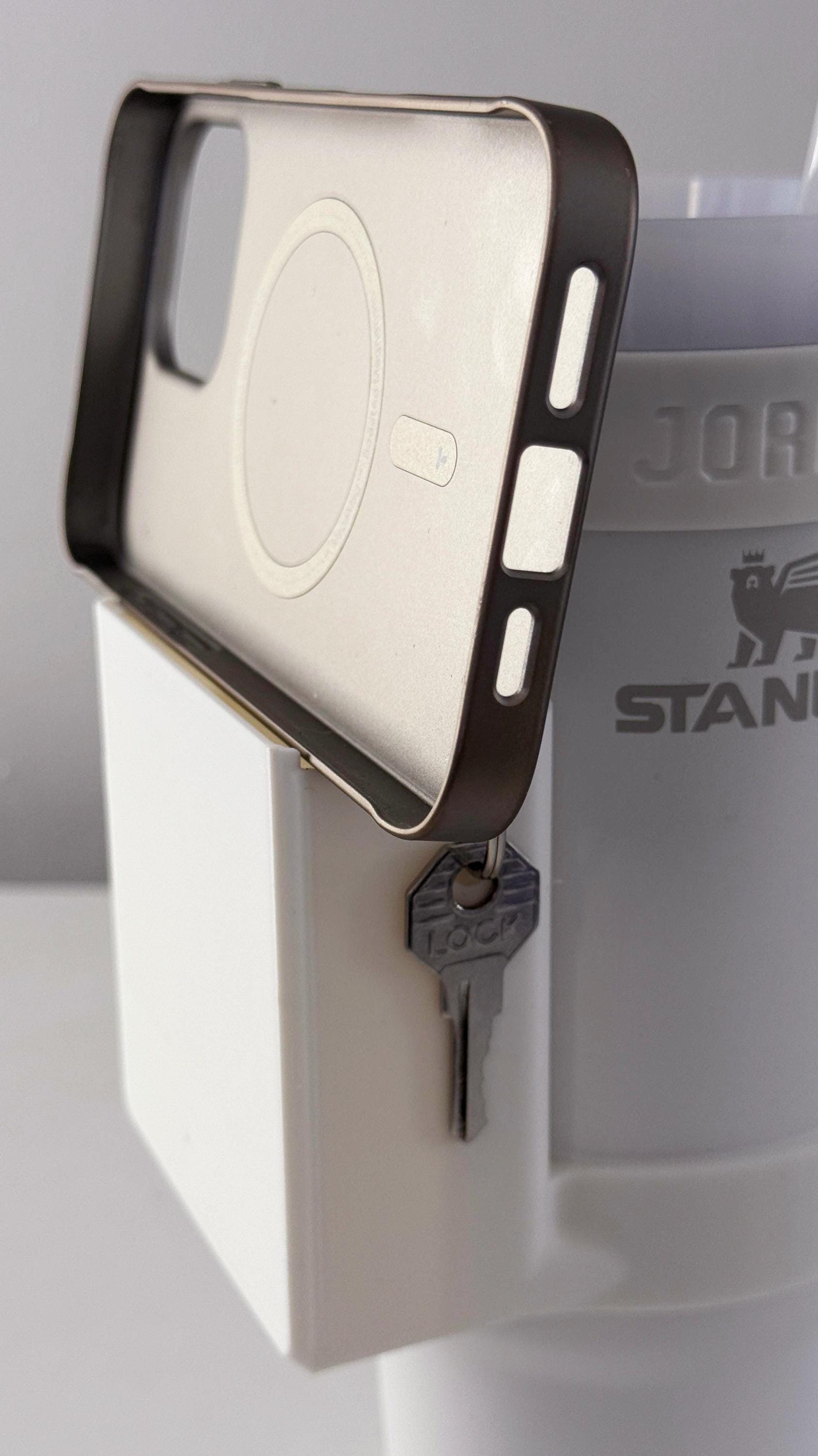 For the Stanley Quencher 30oz Water Bottle - Customizable Phone Dock/Carrying Pouch