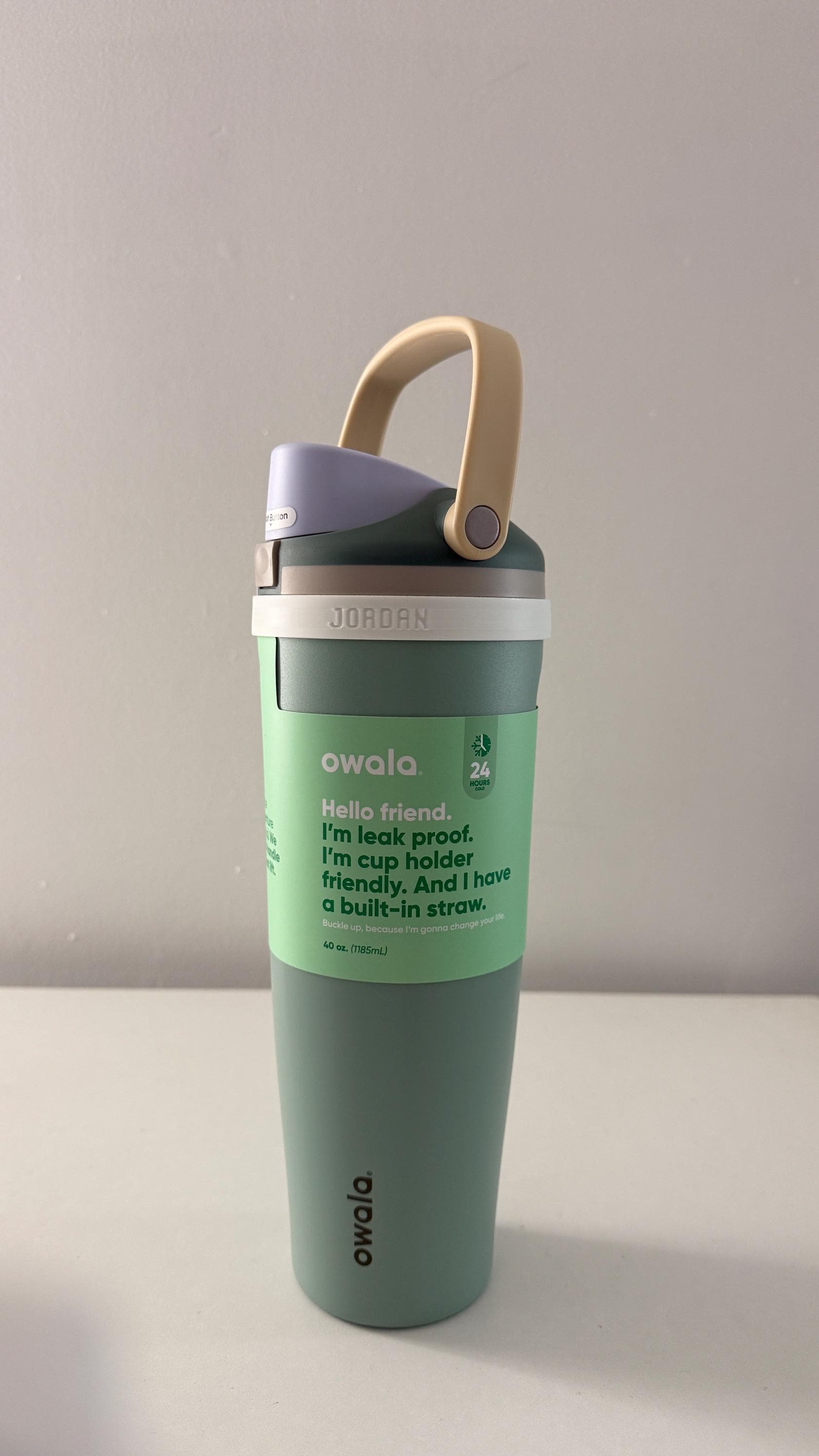 For the Owala Sway 40oz Water Bottle - Customizable Name Band