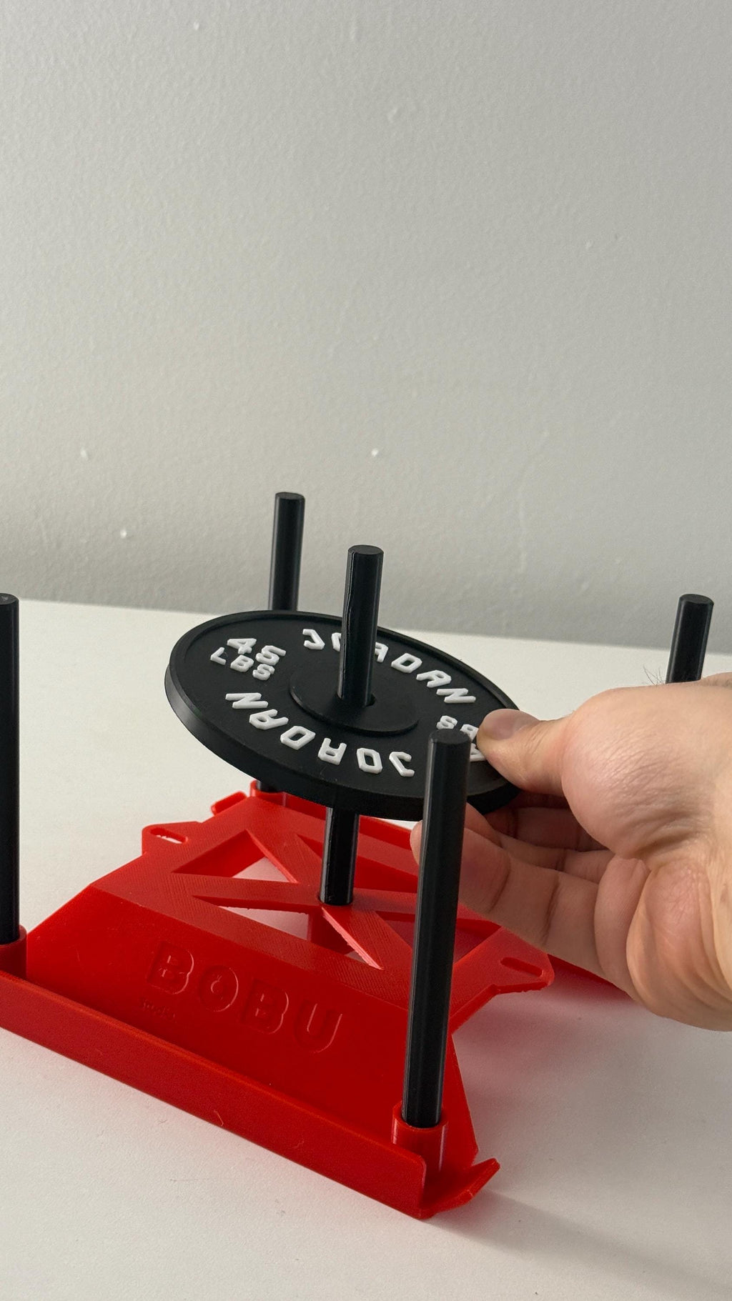 Mini Sled Coaster Set – Customizable Gym Sled Push/Pull Desk Display | Weight Plate Drink Coasters | Fitness Gift for Gym Lovers