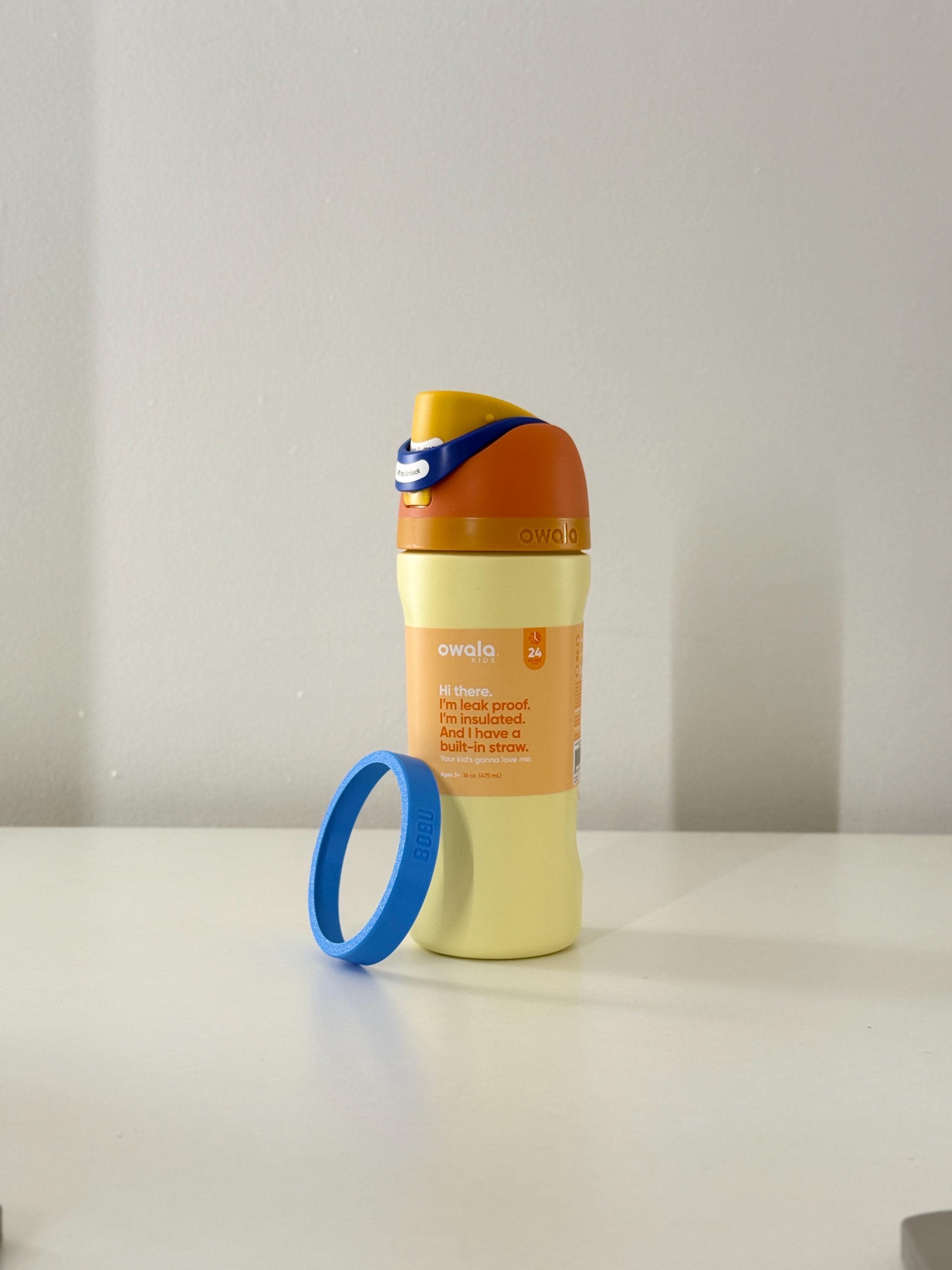 For the Owala FreeSip Kids 16oz Water Bottle - Customizable Name Band