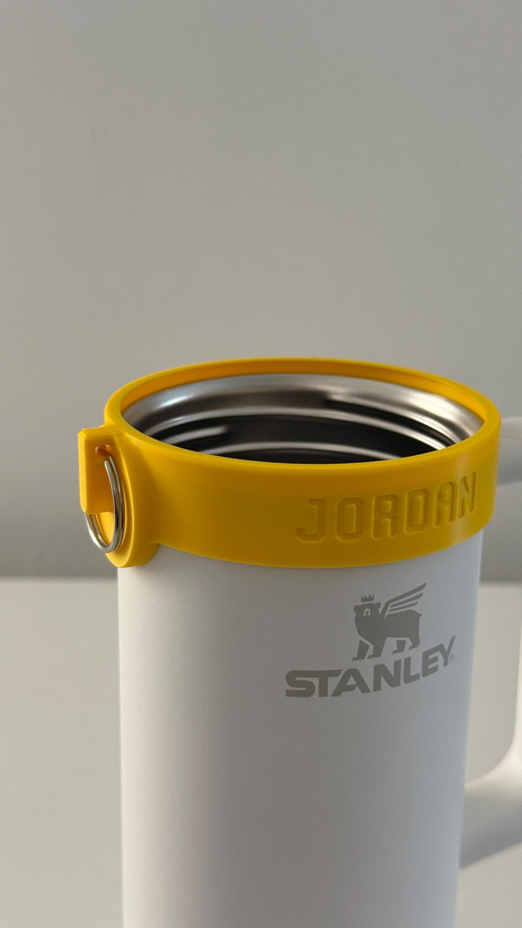 For the Stanley Quencher 30oz Tumbler: Customizable Name Band with Keyring