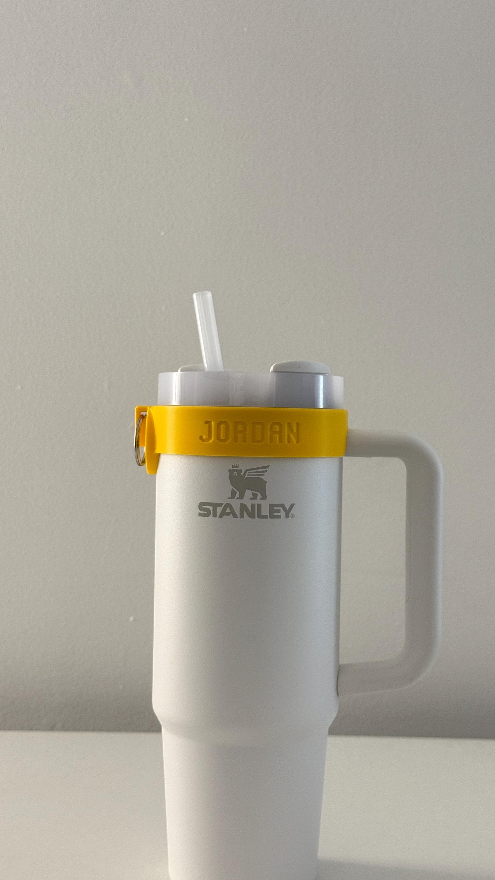 For the Stanley Quencher 30oz Tumbler: Customizable Name Band with Keyring