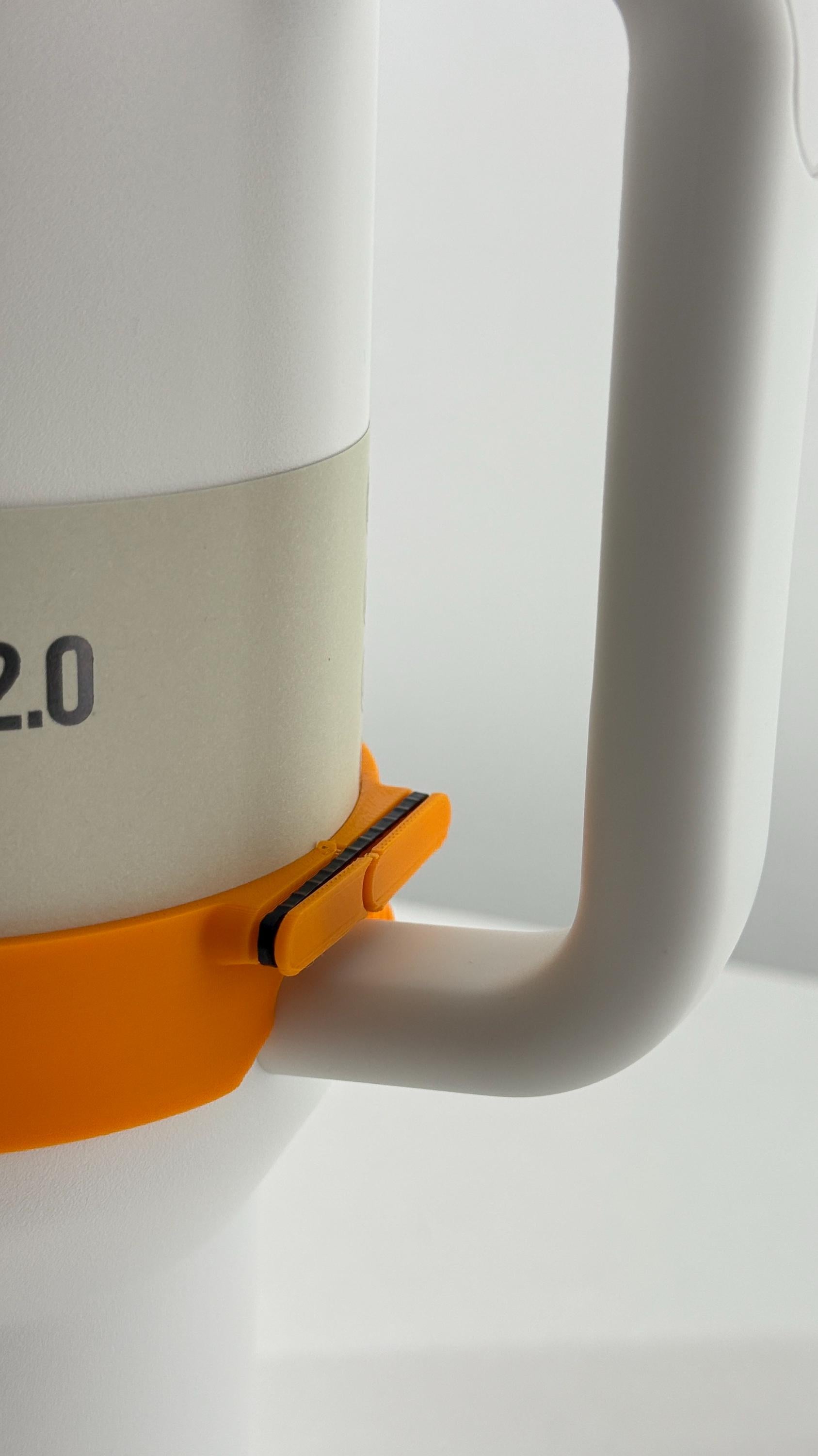 For the Stanley Quencher H2.0 40oz Tumbler - Customizable Phone Dock/Carrying Pouch and Dual Key Ring Holder