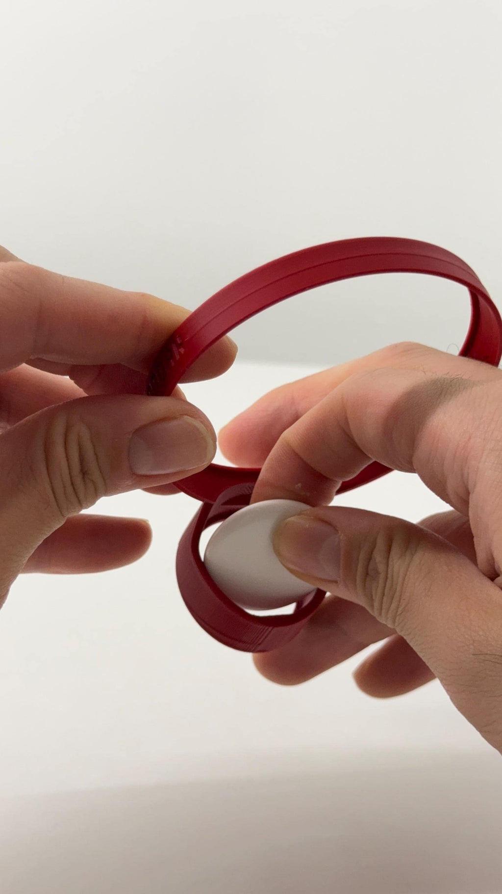 For the Yeti Rambler 36oz Water Bottle - Customizable Name Band with AirTag Holder