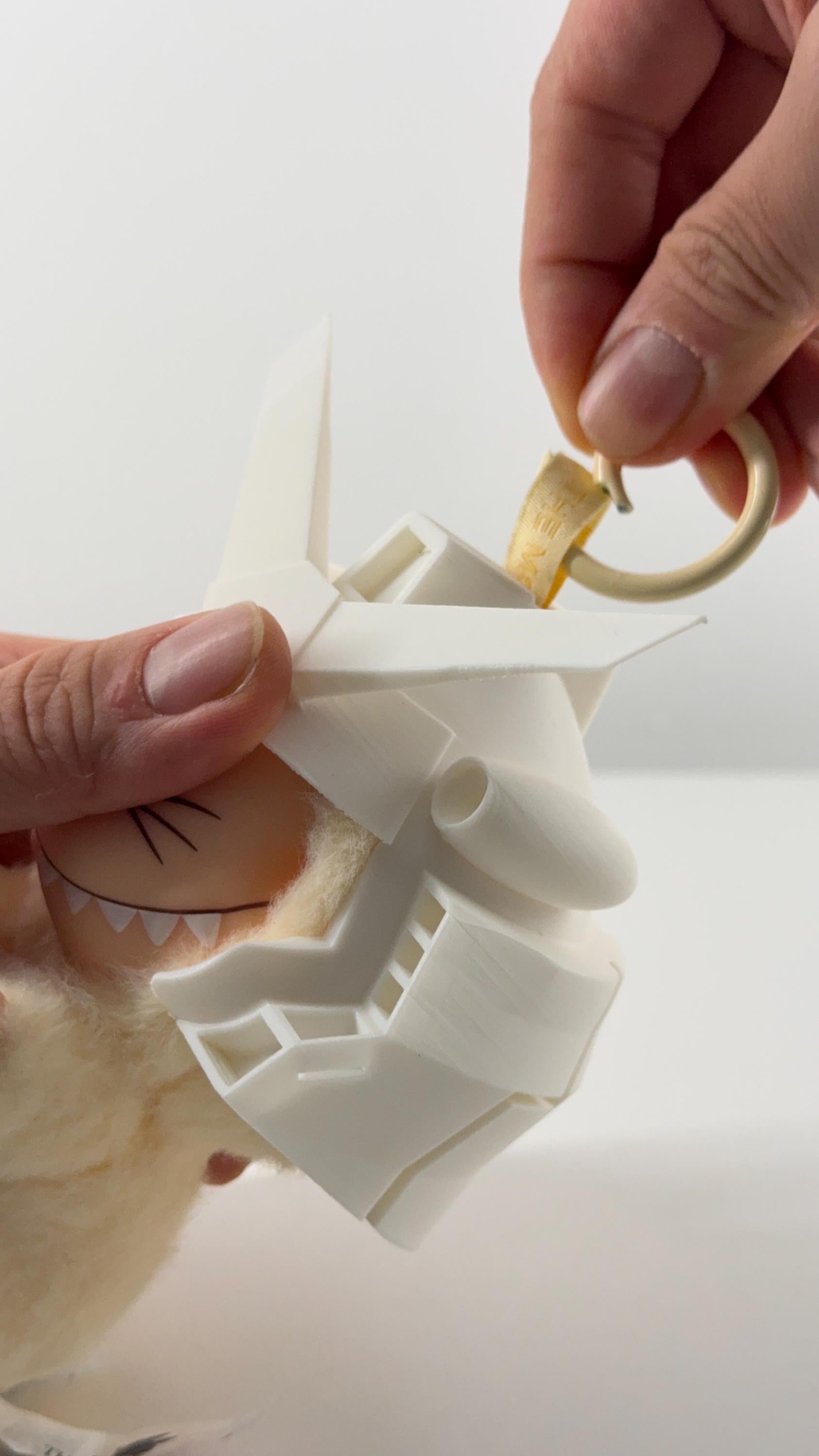 Gundam-Style Helmet for Collectible Figures | Full Colored Version | Custom Anime-Inspired Accessory | Mini Figure Display Upgrade Set