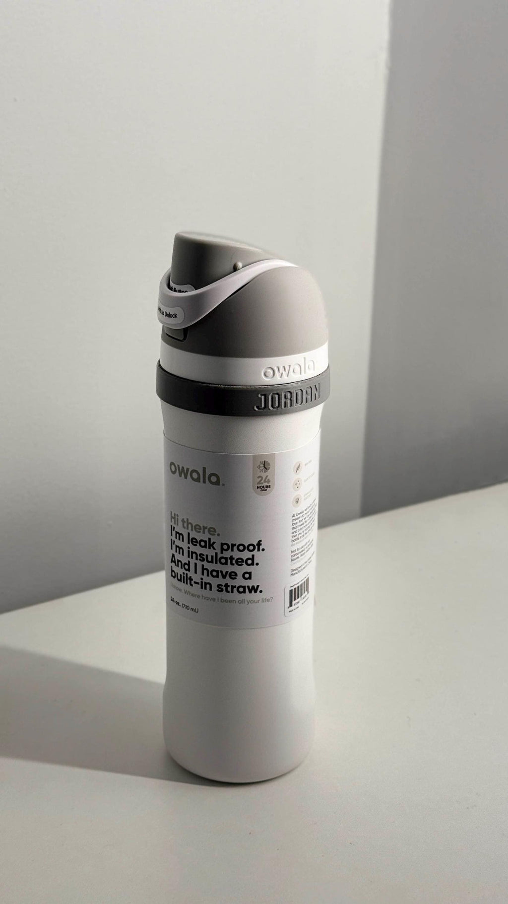 For the Owala FreeSip 24oz Water Bottle - Customizable Name Band