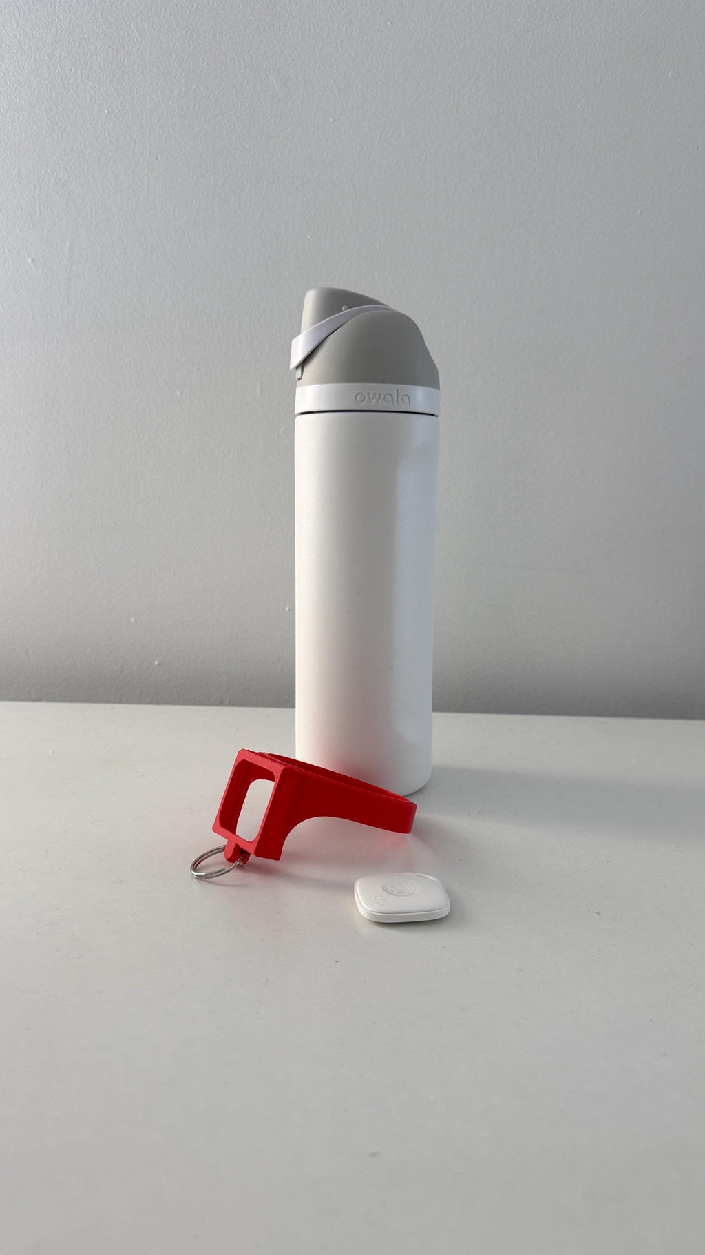 For the Owala FreeSip 24oz - Customizable Name Band with Tile Tracker Holder