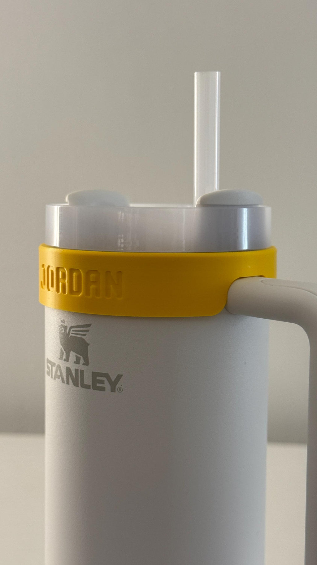 For the Stanley Quencher 30oz Tumbler: Customizable Name Band with Keyring
