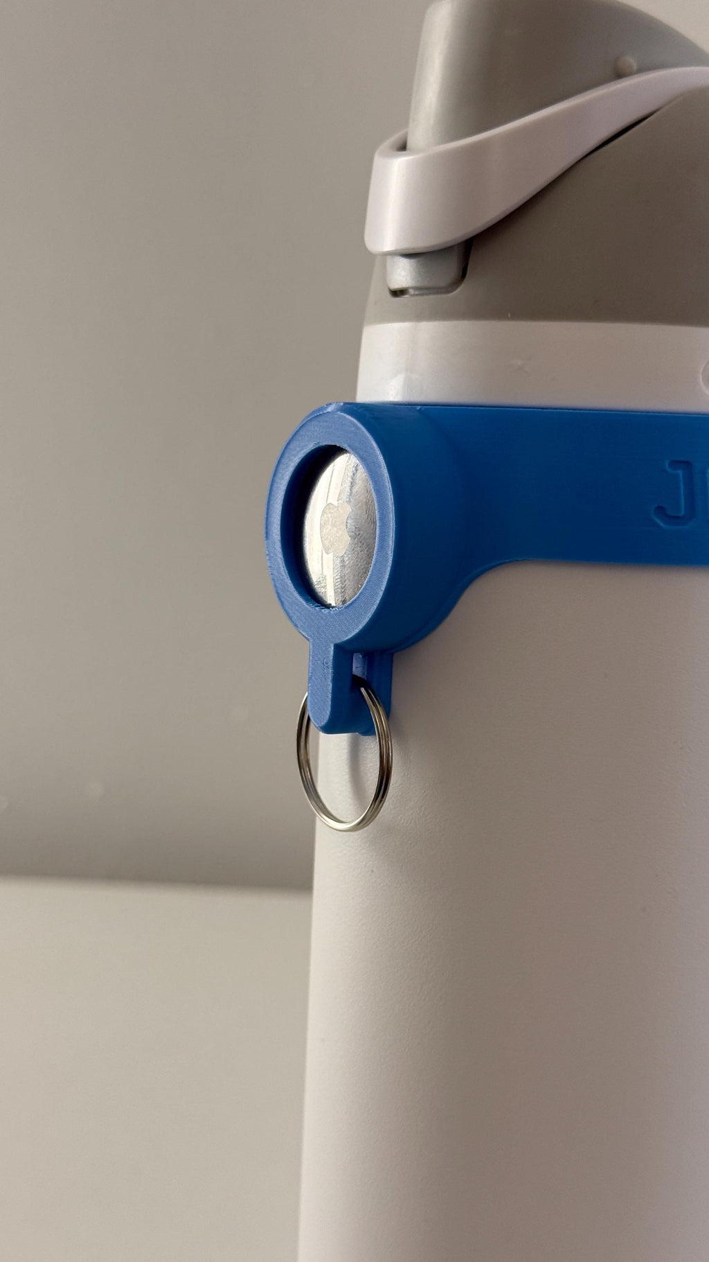 For the Owala FreeSip 32oz Water Bottle - Customizable Name Band with AirTag Holder and Keyring