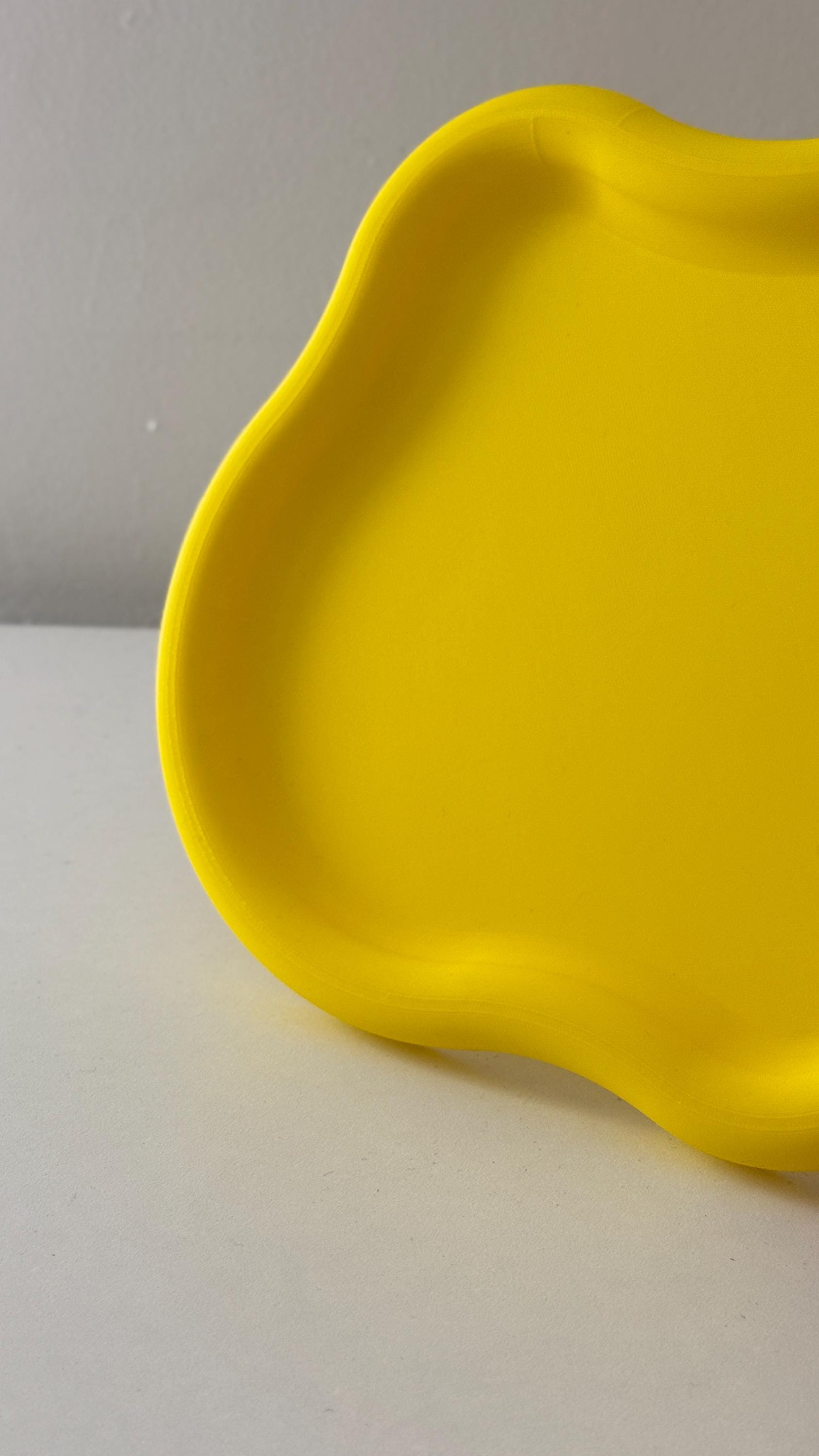 Organic Wavy Trinket Tray – 10" - Minimalist Desk Organizer/Catchall