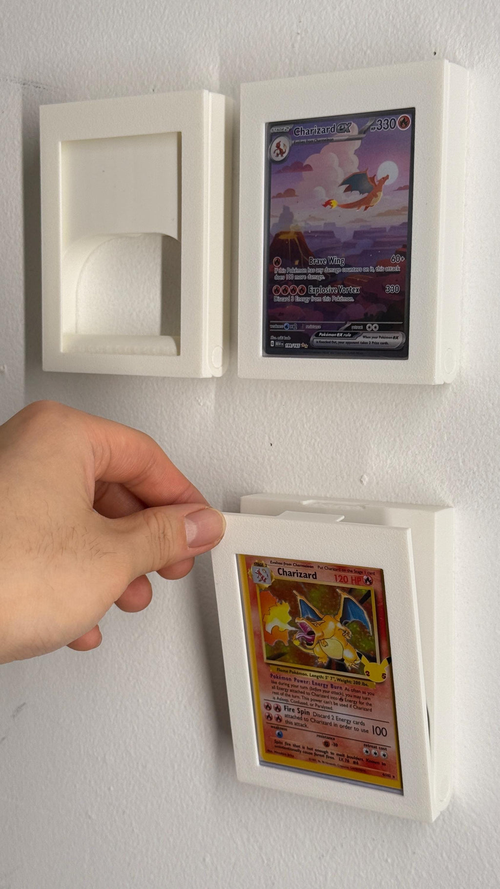 Top Loader Wall Display Frame – Easy Swap, Push Pin Mount