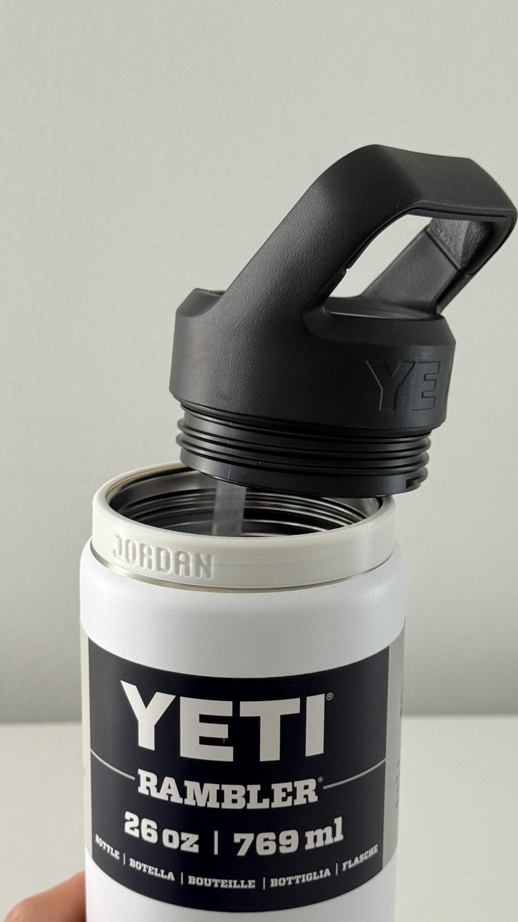 For the Yeti Rambler 26oz, 36oz & 46oz Water Bottles - Customizable Name Band