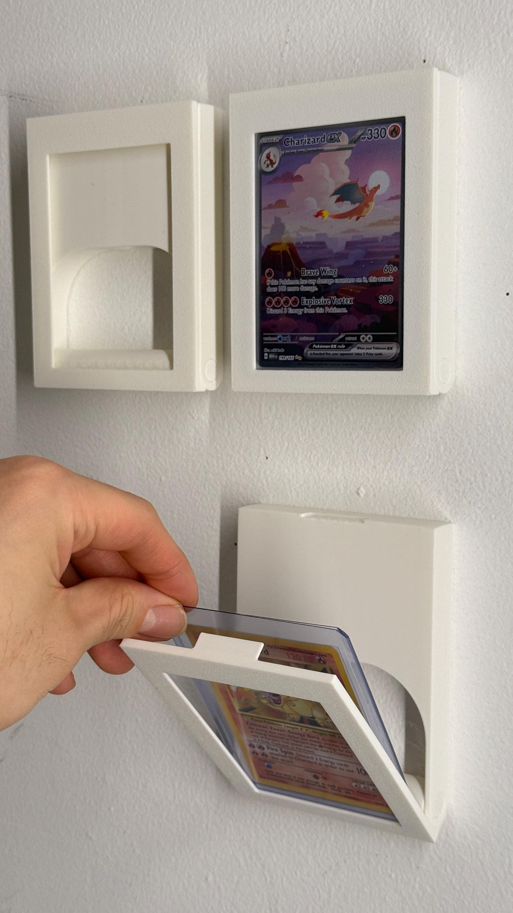 Top Loader Wall Display Frame – Easy Swap, Push Pin Mount