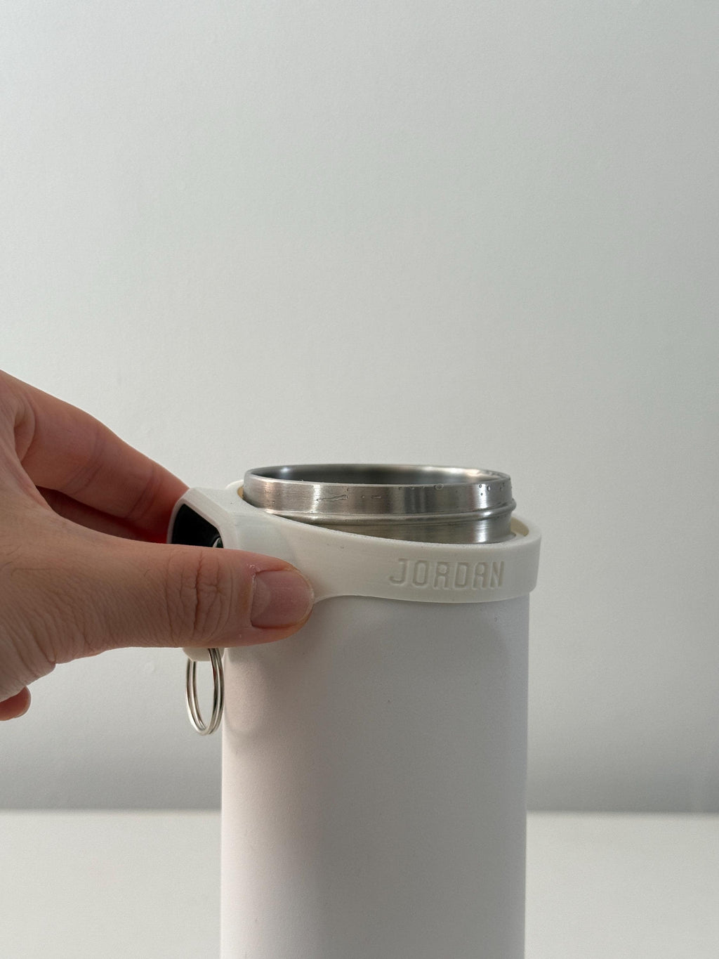 For the Owala FreeSip 24oz Water Bottle - Customizable Name Band with Samsung Tag2 Tracker Holder and Keyring