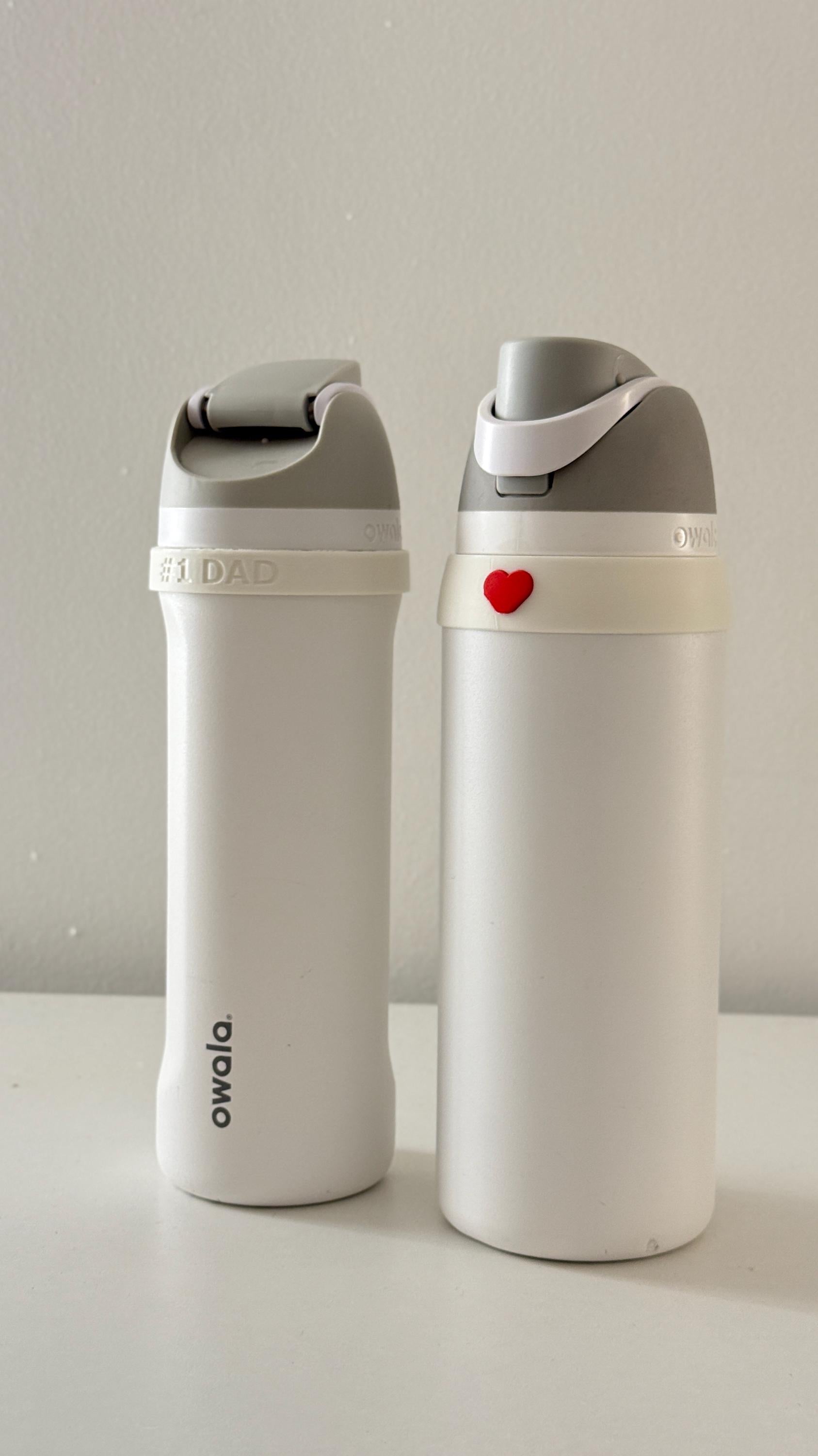 For the Owala FreeSip Water Bottle, 24oz or 32oz Water Bottle - #1 Dad Name Band (Father's Day Gift)