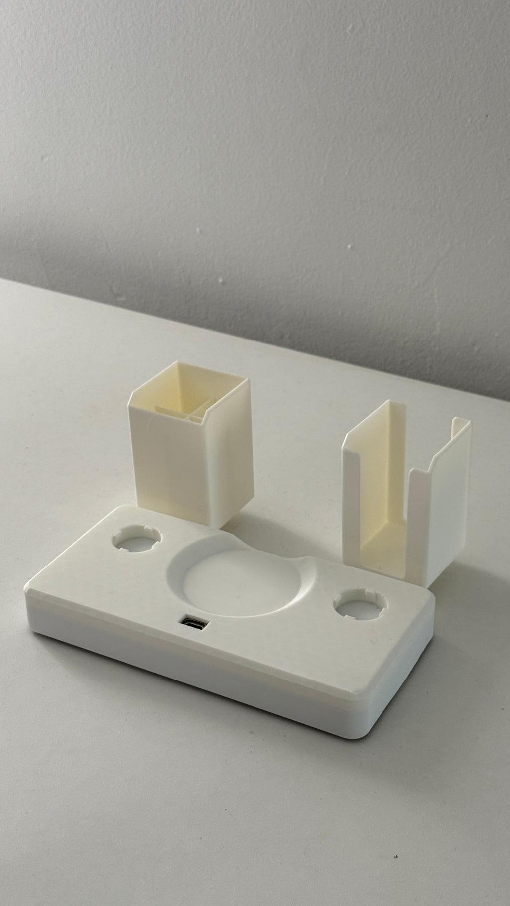 Version 2 // Dab Station / Wireless Charging Dock for the Puffco Peak Pro and Hot Knife Charging Dock with Modular Attachments (Q-Tip & Dab holders)