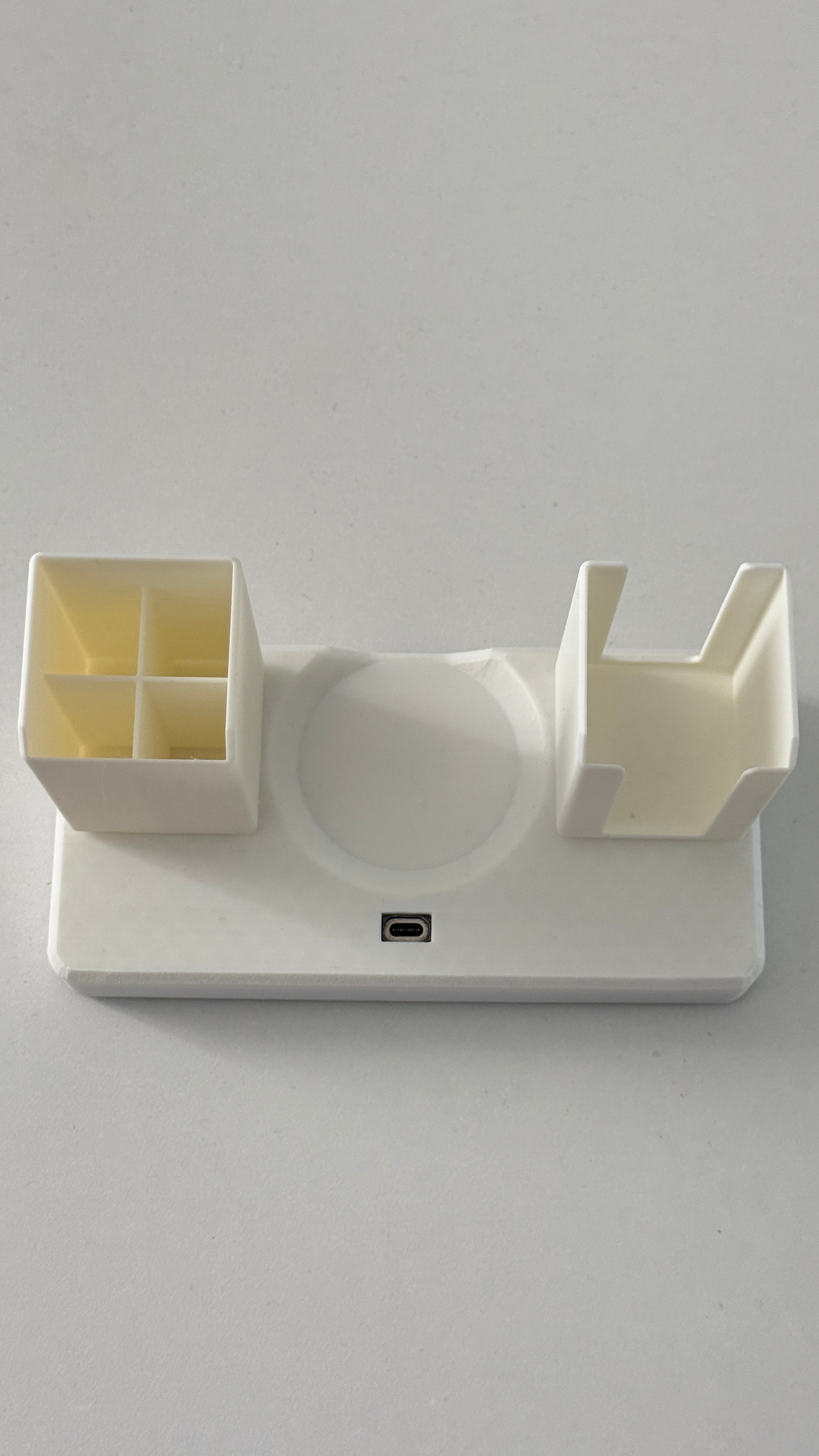 Version 2 // Dab Station / Wireless Charging Dock for the Puffco Peak Pro and Hot Knife Charging Dock with Modular Attachments (Q-Tip & Dab holders)