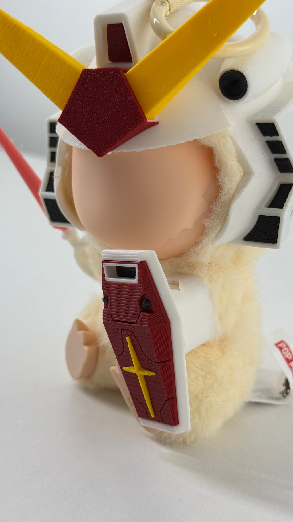 Gundam-Style Helmet for Collectible Figures | Full Colored Version | Custom Anime-Inspired Accessory | Mini Figure Display Upgrade Set