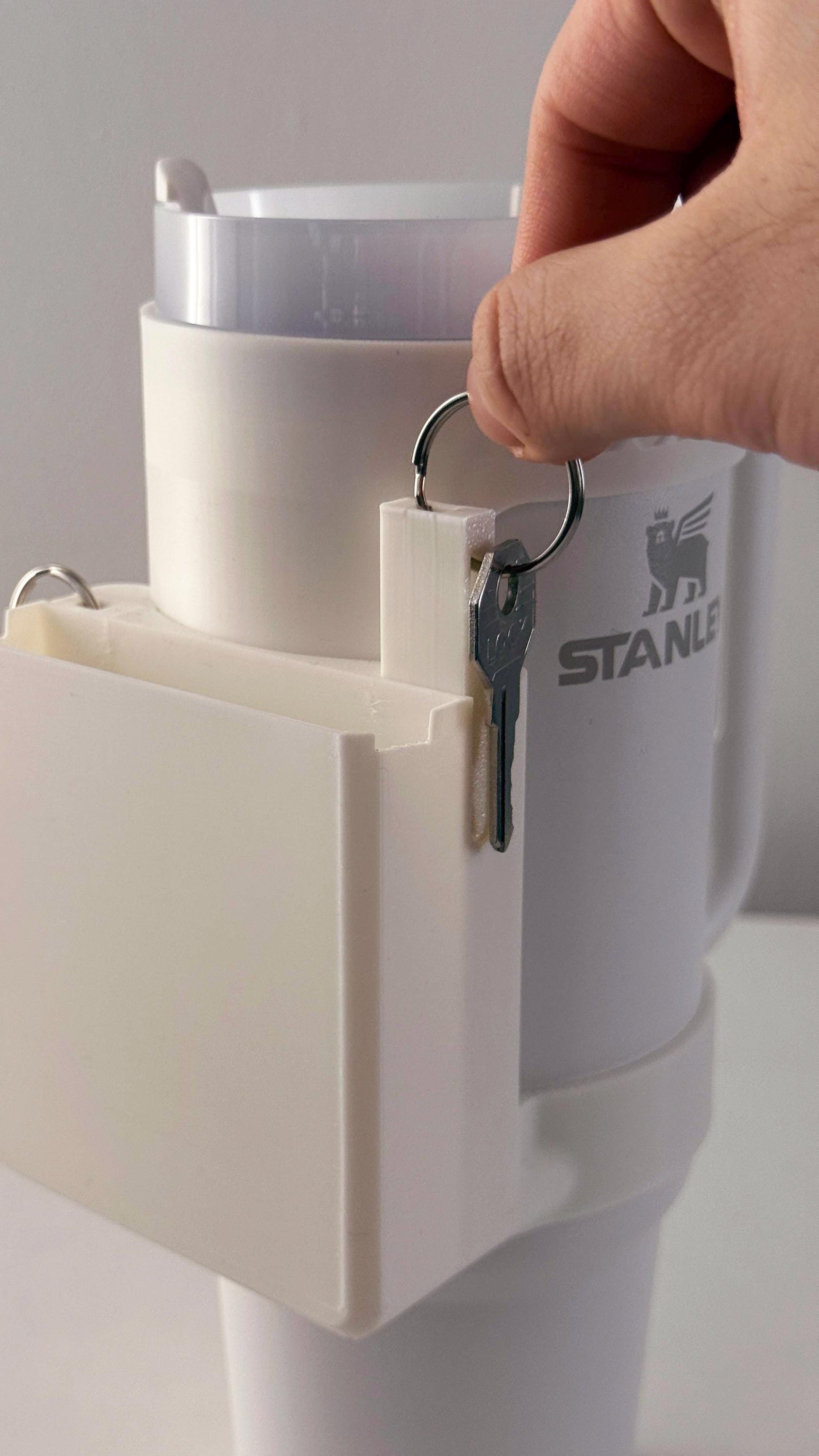 For the Stanley Quencher 30oz Water Bottle - Customizable Phone Dock/Carrying Pouch