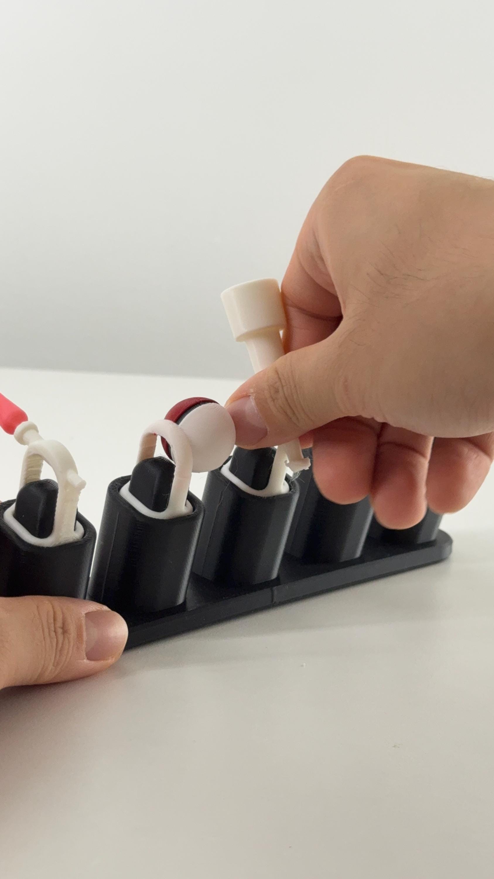 Accessory Organizer for Bobu Studio designed hand Accessories – Holds 5 Items, 3D Printed Organizer