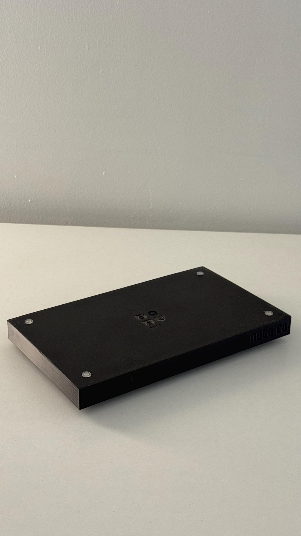 DJ Turntable Coaster Set – 6pc Vinyl Drink Coasters with 10”x6” Controller Base | Customizable Nameplate Option | DJ Gift for Music Fans