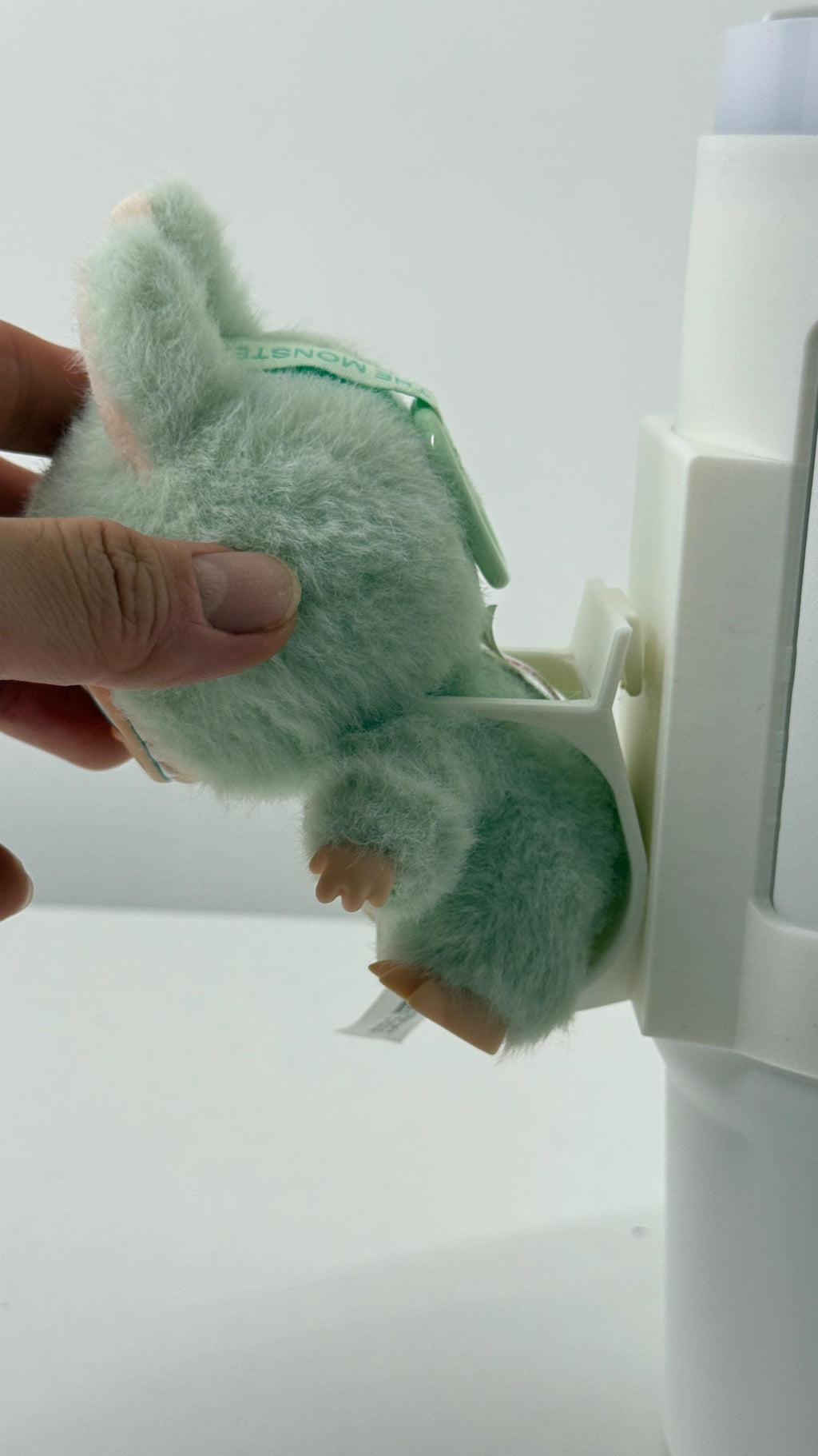 For the Stanley Quencher 30oz: Sitting Figure Bottle Mount – Labobu Fun Display Attachment!