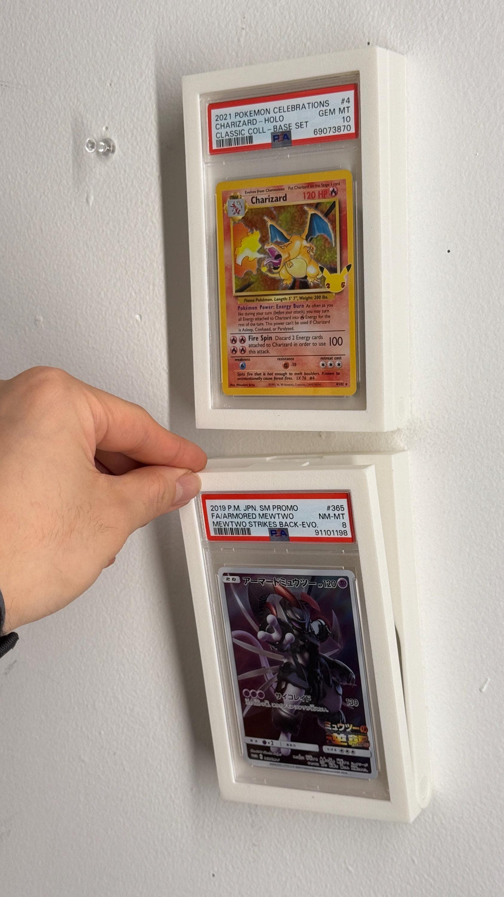 PSA Slab Wall Display Frame – Quick Swap & Push Pin Mount