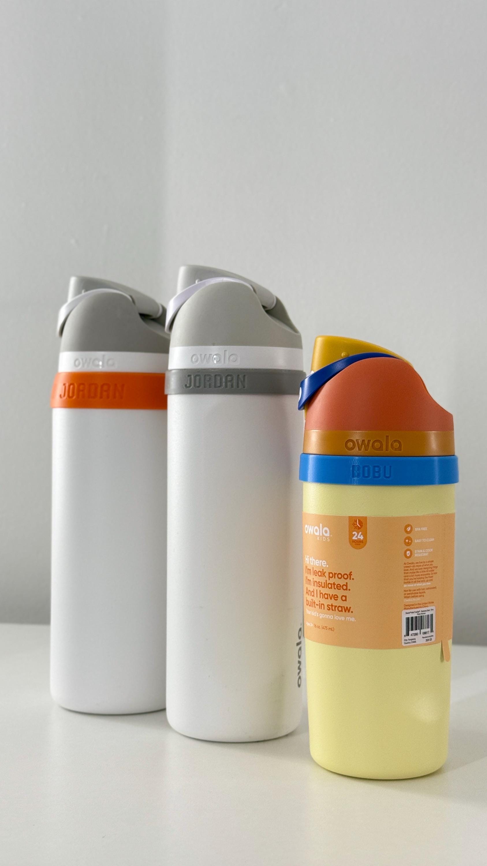 For the Owala FreeSip Kids 16oz Water Bottle - Customizable Name Band