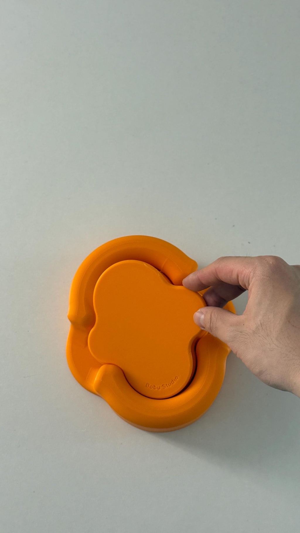 Organic Cloud Coaster Set – Customizable Modern 3D Printed Drink Coasters with Holder (Set of 6)