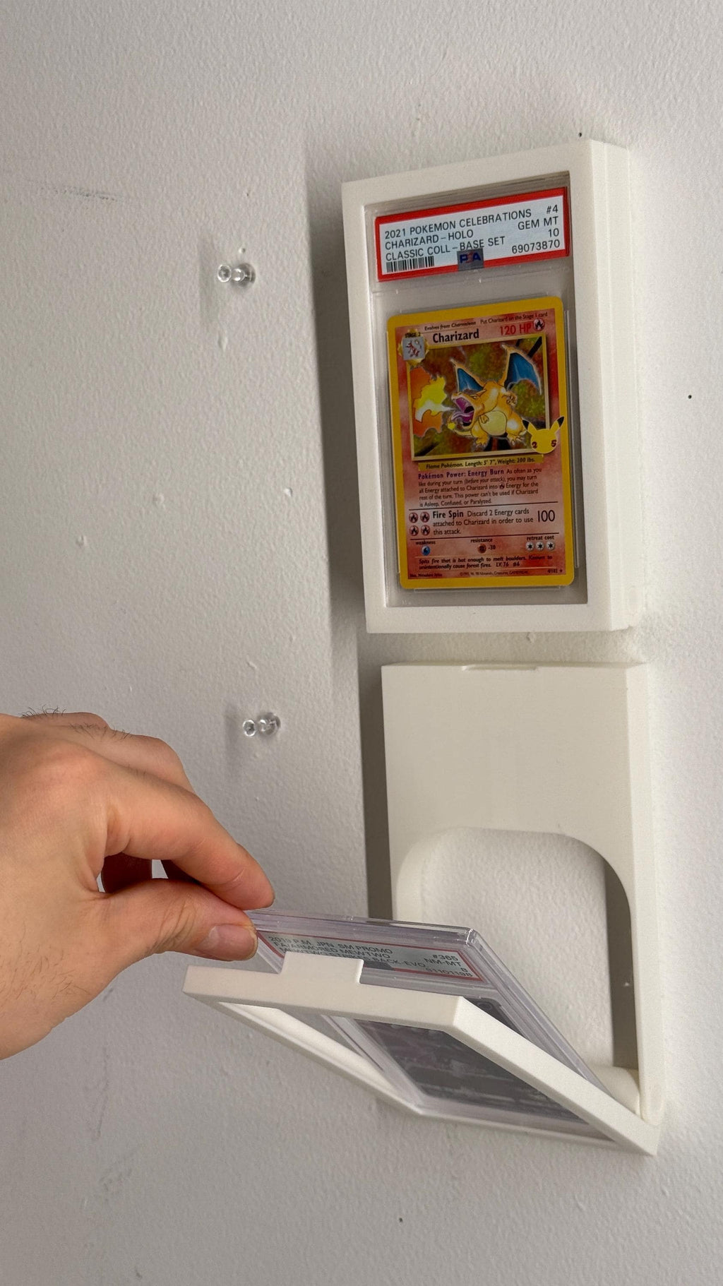 PSA Slab Wall Display Frame – Quick Swap & Push Pin Mount