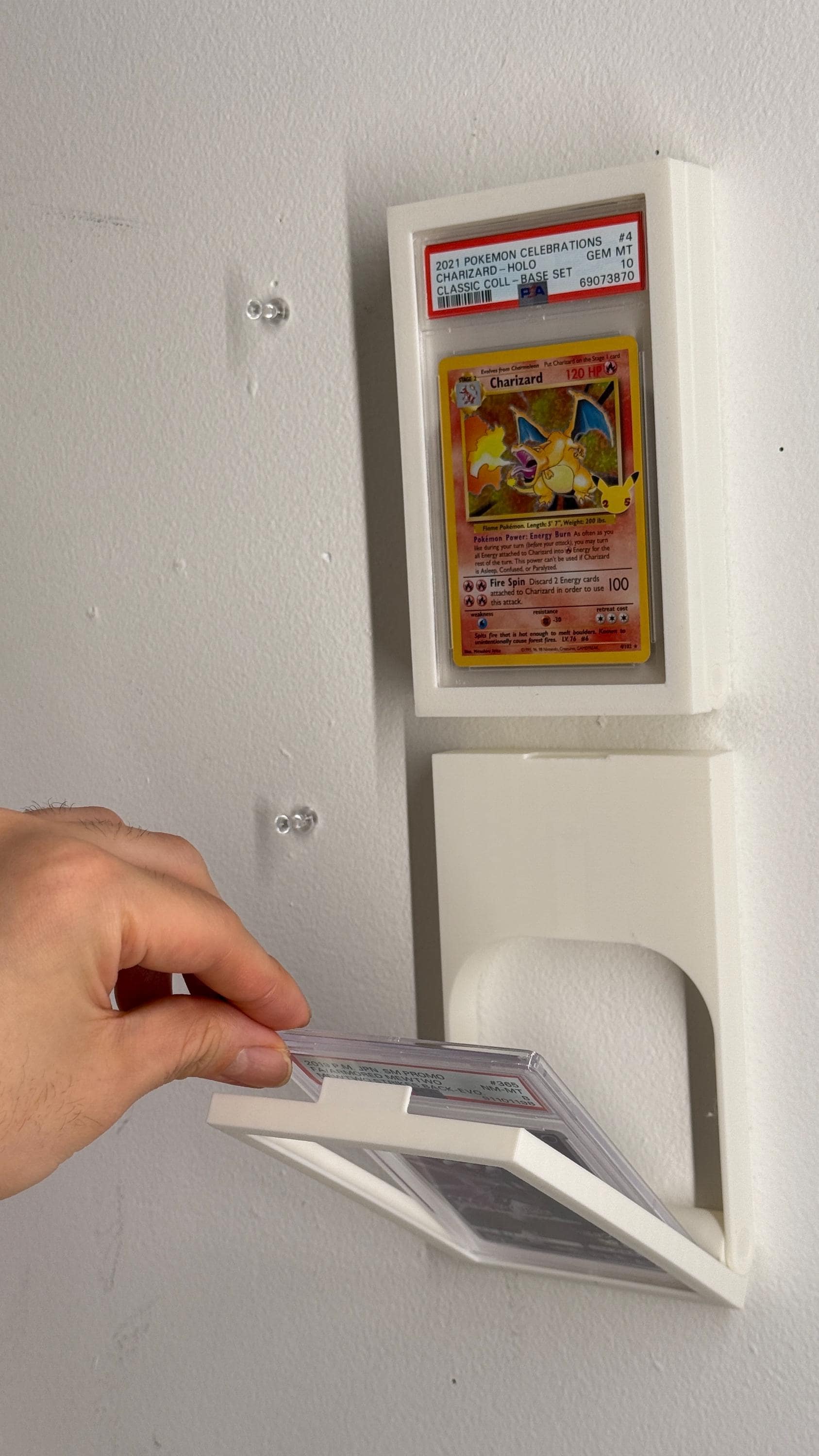 PSA Slab Wall Display Frame – Quick Swap & Push Pin Mount