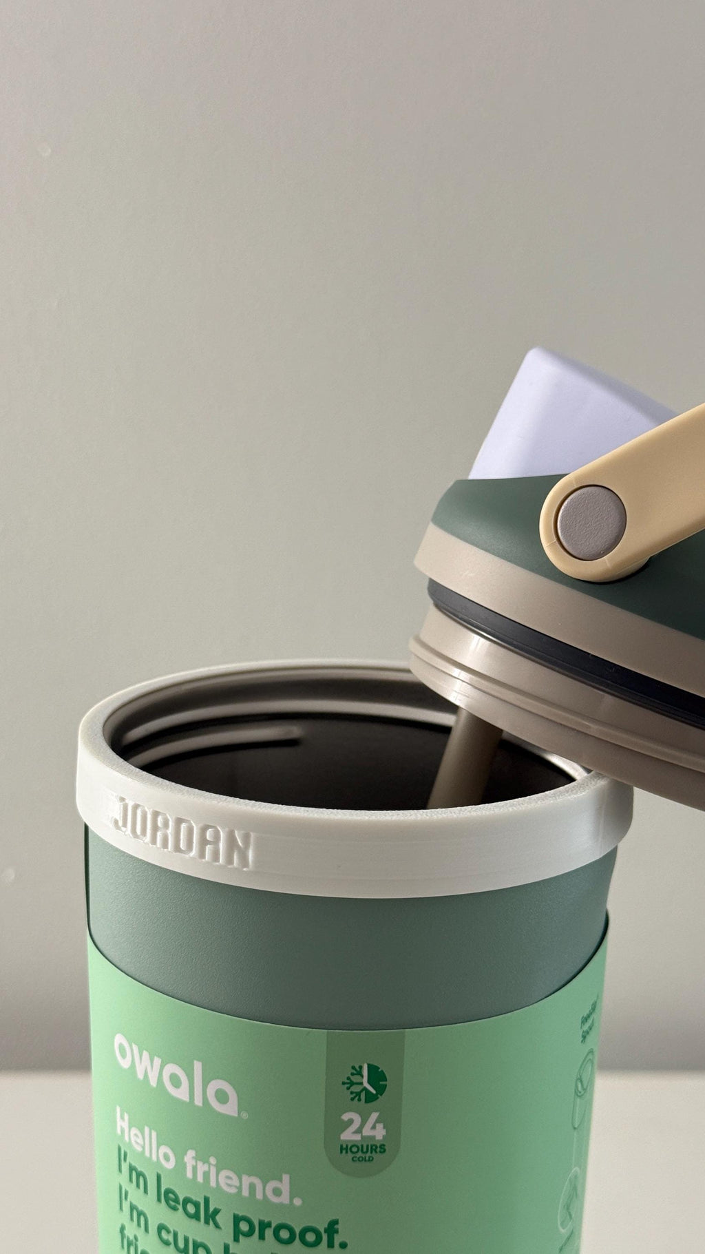 For the Owala Sway 40oz Water Bottle - Customizable Name Band