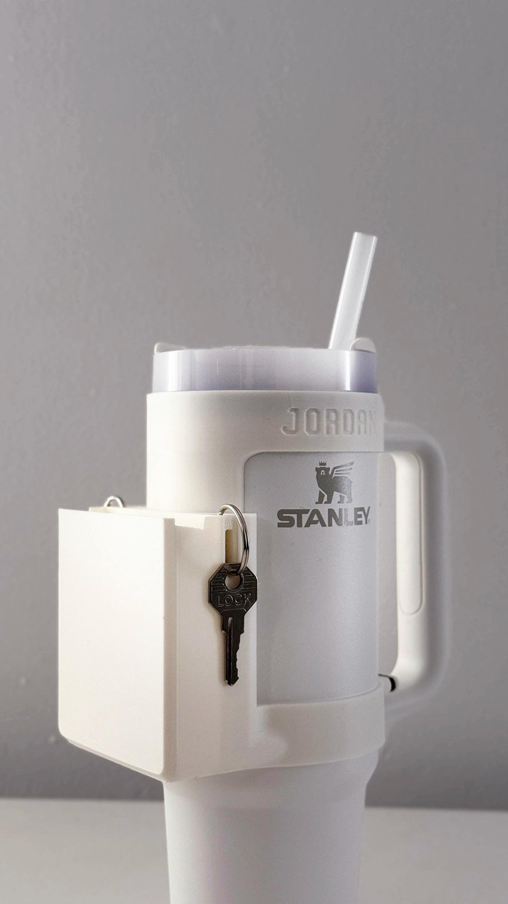 For the Stanley Quencher 30oz Water Bottle - Customizable Phone Dock/Carrying Pouch