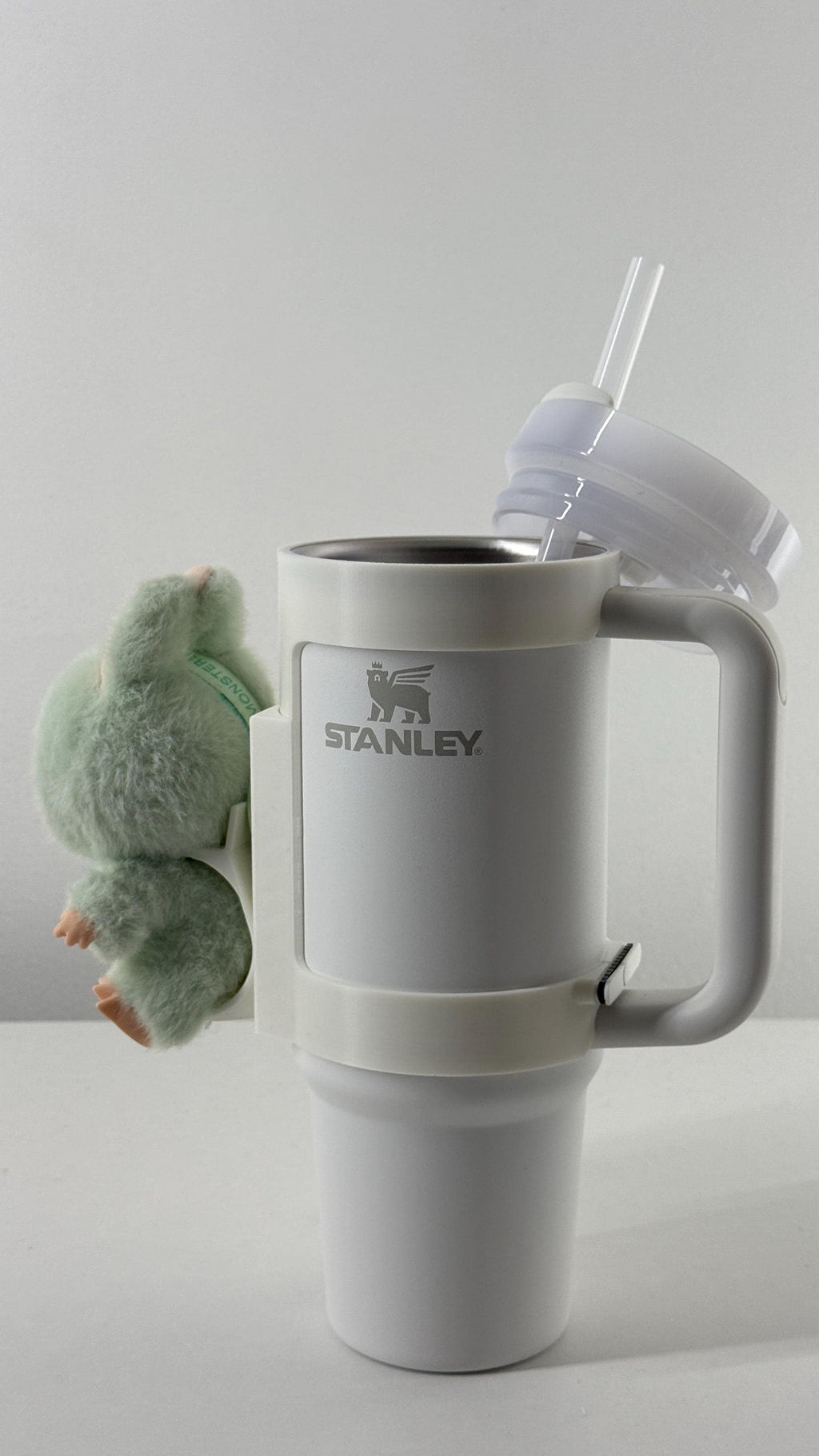 For the Stanley Quencher 30oz: Sitting Figure Bottle Mount – Labobu Fun Display Attachment!