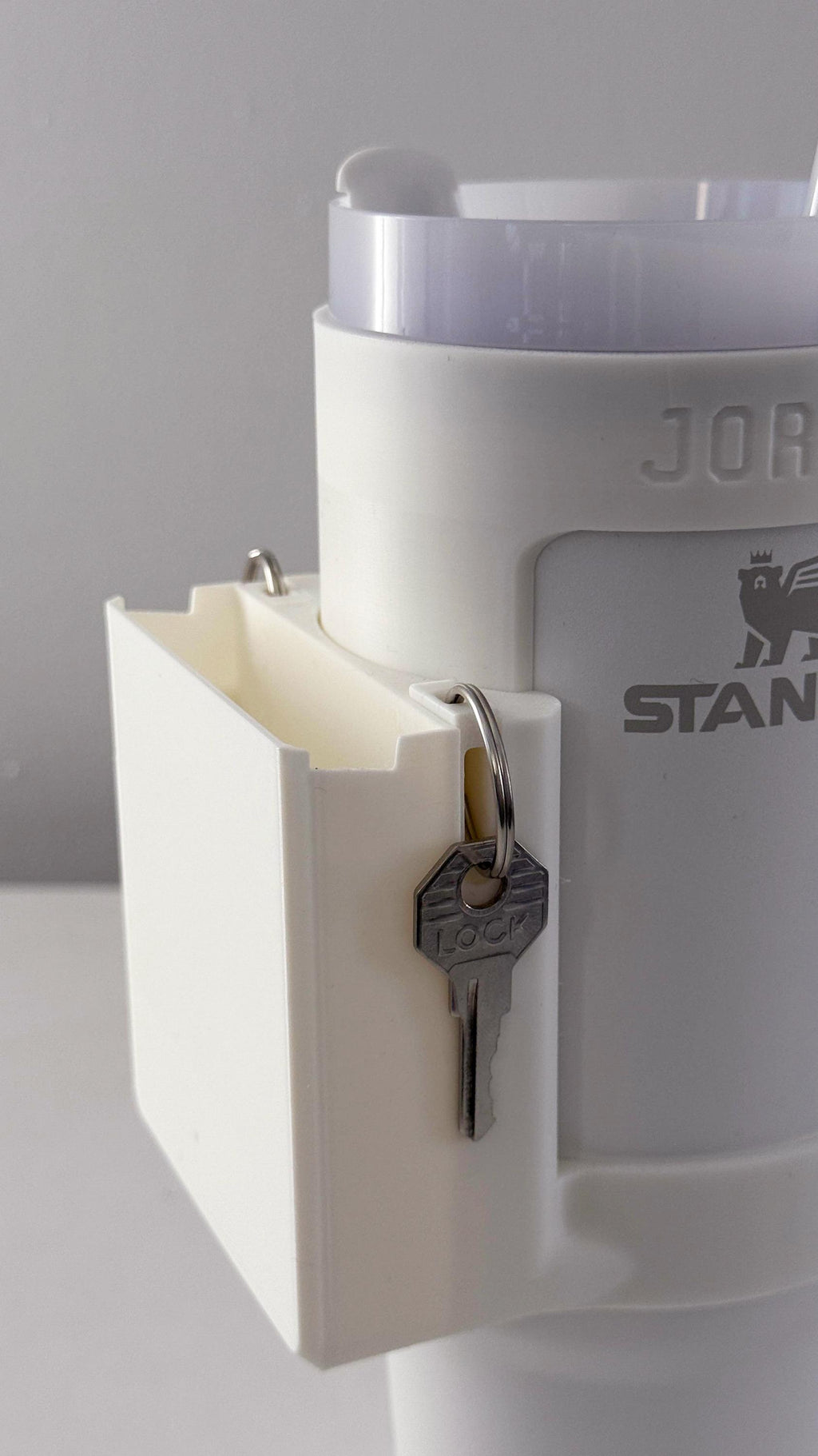 For the Stanley Quencher 30oz Water Bottle - Customizable Phone Dock/Carrying Pouch