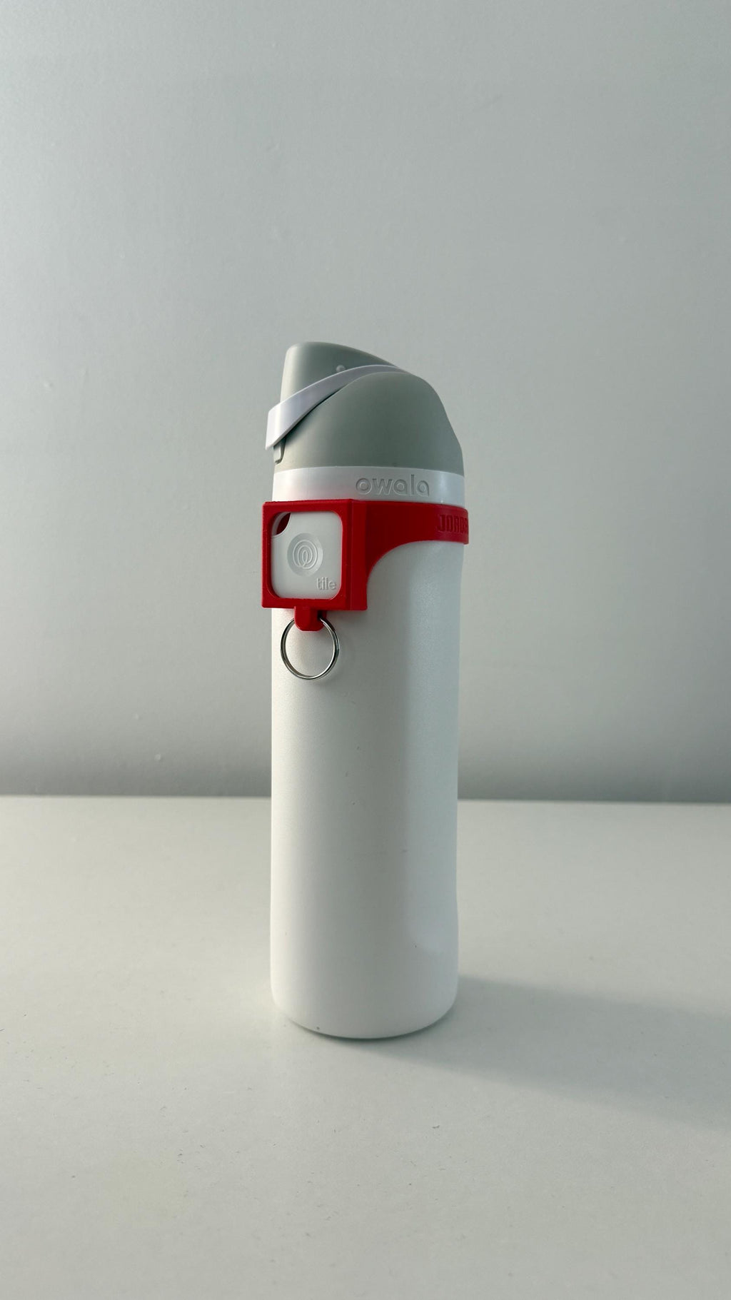 For the Owala FreeSip 24oz - Customizable Name Band with Tile Tracker Holder