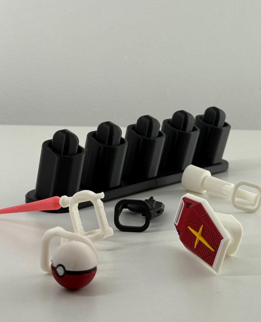 Accessory Organizer for Bobu Studio designed hand Accessories – Holds 5 Items, 3D Printed Organizer