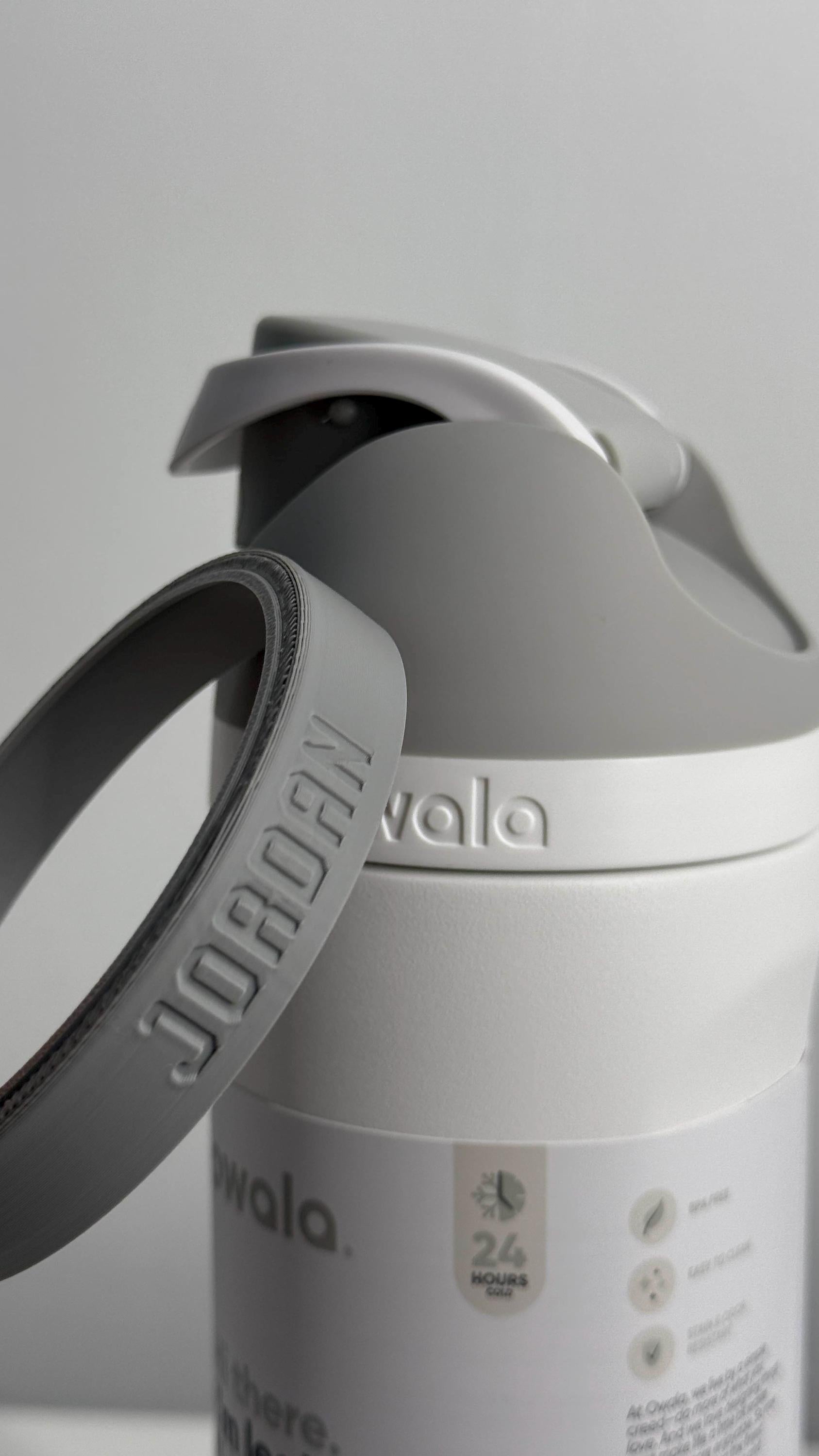 For the Owala FreeSip 24oz Water Bottle - Customizable Name Band
