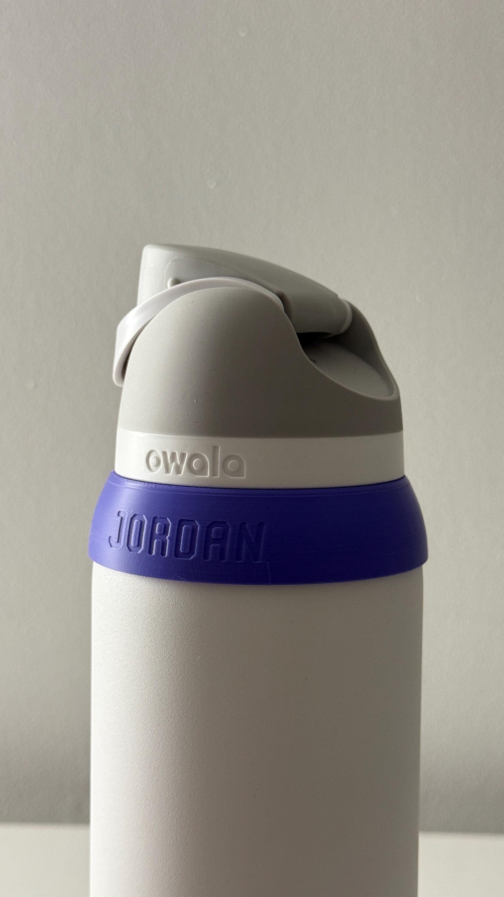 For the Owala FreeSip 40oz Water Bottle - Customizable Name Band for your Water Bottle