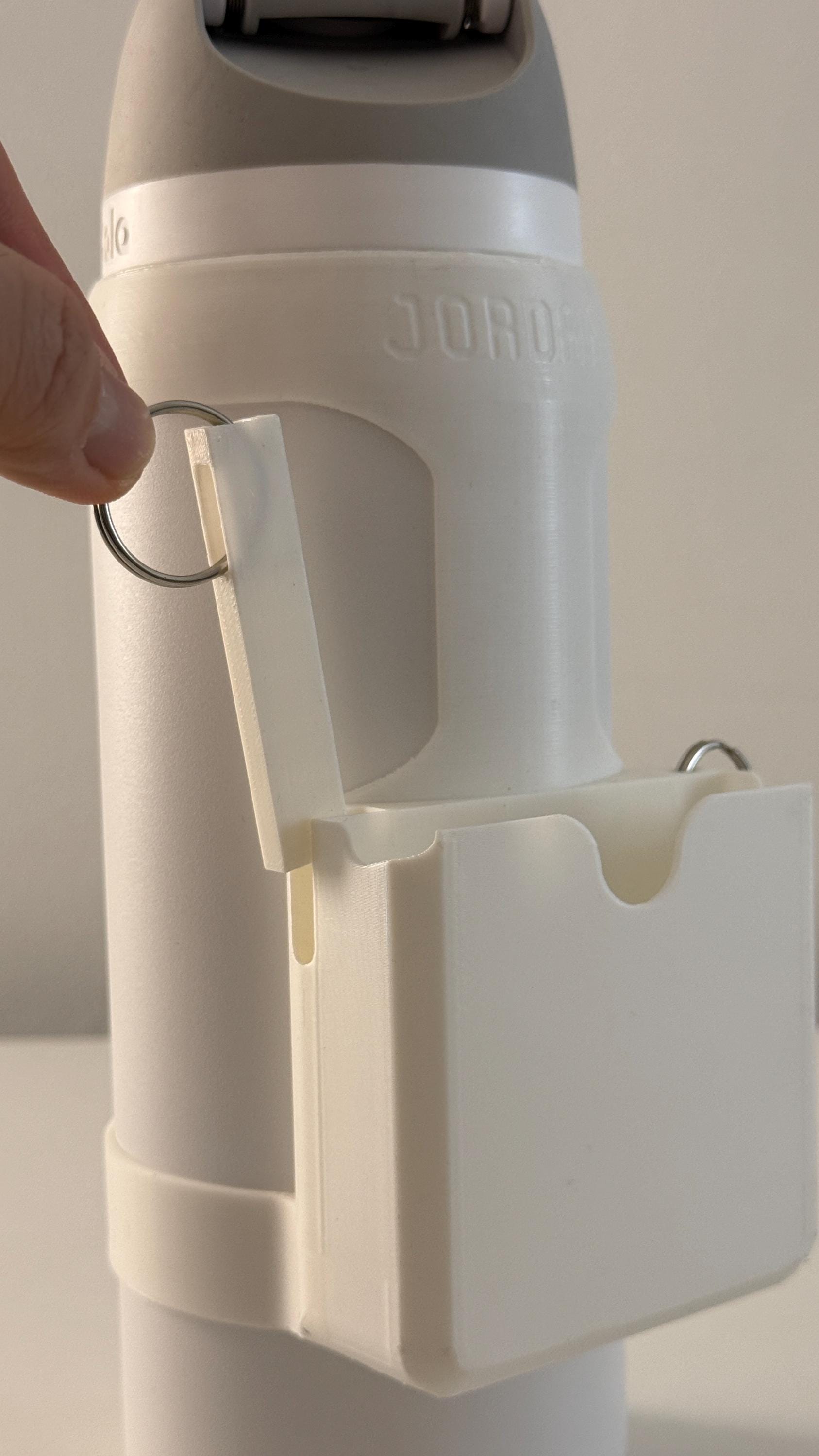 For the Owala FreeSip 32oz Water Bottle - Customizable Name Band with Phone Dock, Carrying Pouch and Dual Key Ring Holder