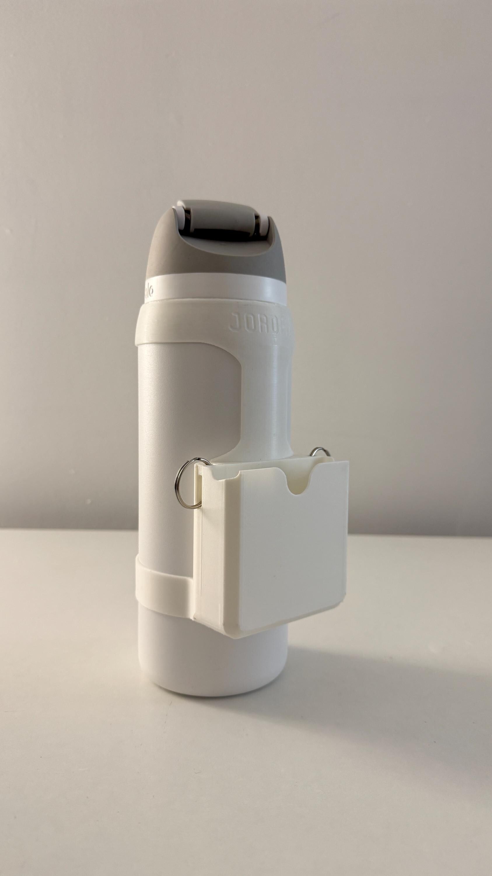 For the Owala FreeSip 32oz Water Bottle - Customizable Name Band with Phone Dock, Carrying Pouch and Dual Key Ring Holder