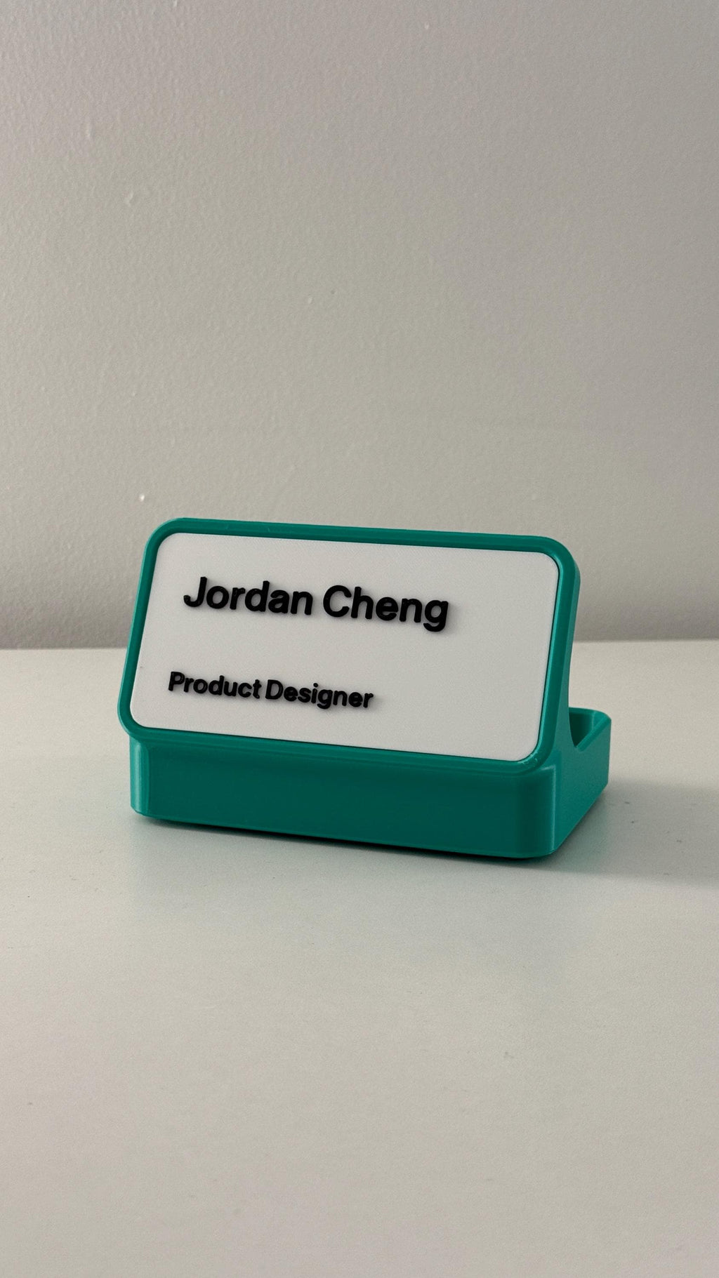 Customizable Desk Nameplate Organizer / Storage Tray