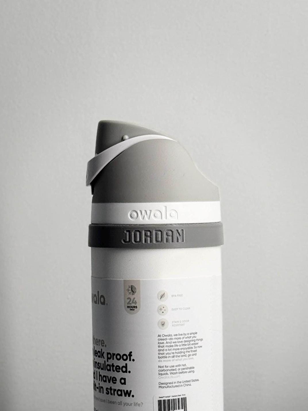 For the Owala FreeSip 24oz Water Bottle - Customizable Name Band