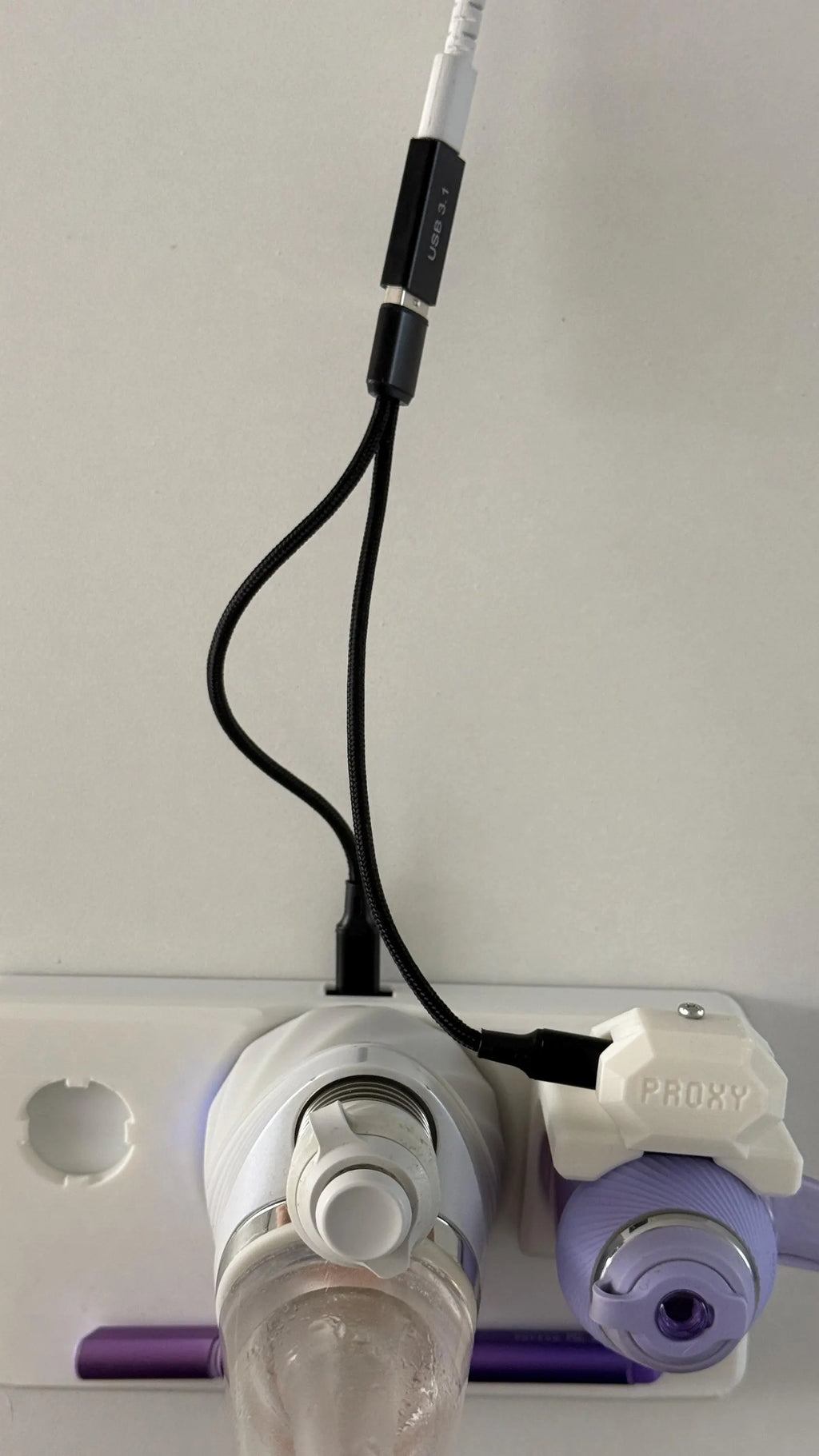 Charging Accessory designed for the Puffco Proxy (Original Glass) // For the Version 2 Puffco Peak Pro Charging Dock / USB-C Powered