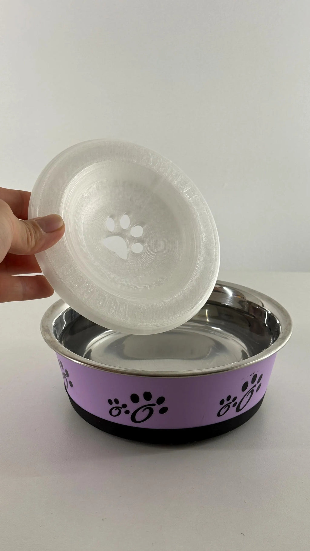 Dog Splash Guard for Water Bowls - Variety of Sizes Available - 3D Printed with *Food Grade PLA Filament
