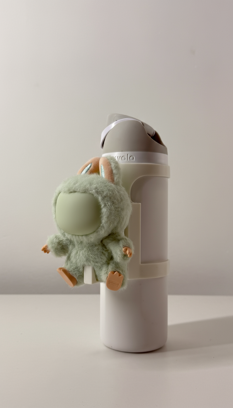For the Owala 24oz Freesip: Small Figure Bottle Mount – La Bobu Fun Display Attachment!