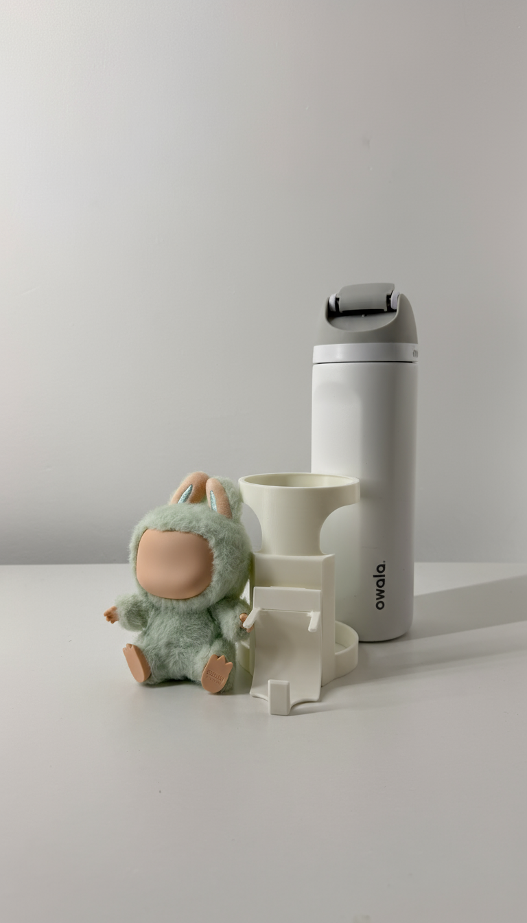 For the Owala 24oz Freesip: Small Figure Bottle Mount – La Bobu Fun Display Attachment!
