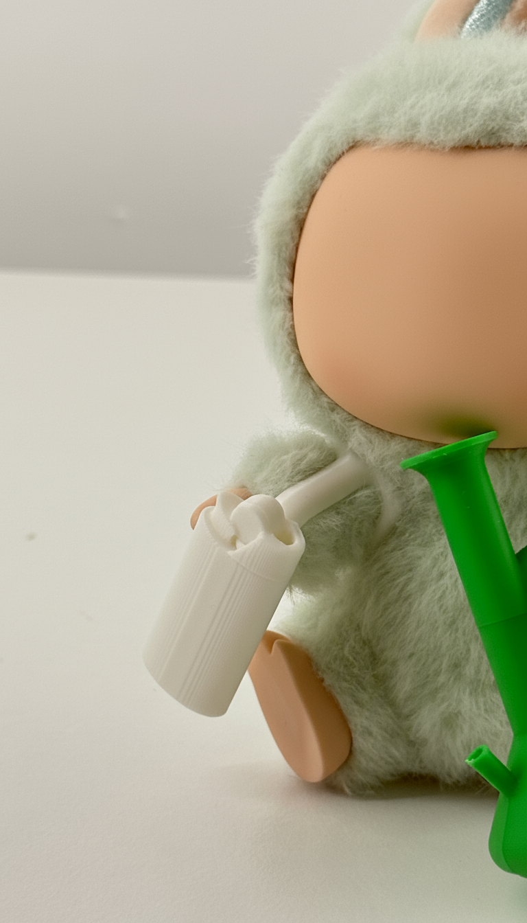 Mini Bong & Lighter for Small Figure – Fits V1-3 Labobu